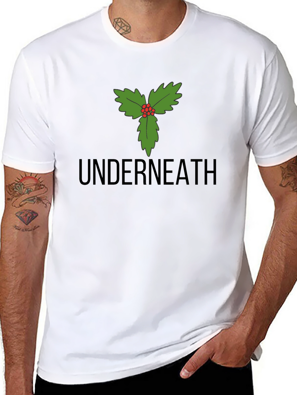 Holly Berry T-Shirt - Underneath Holiday Style