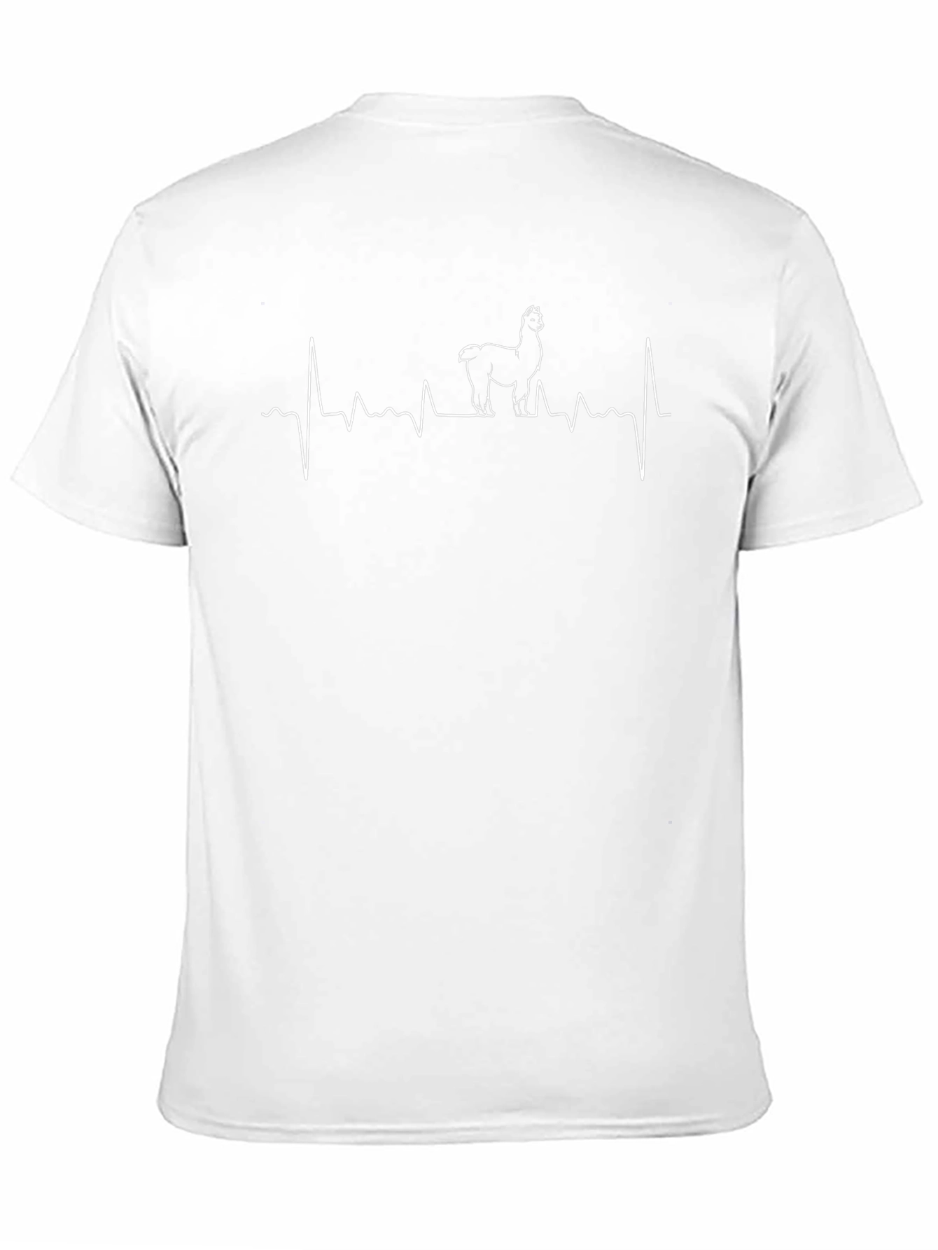 Alpaca Heartbeat Graphic Tee - Black