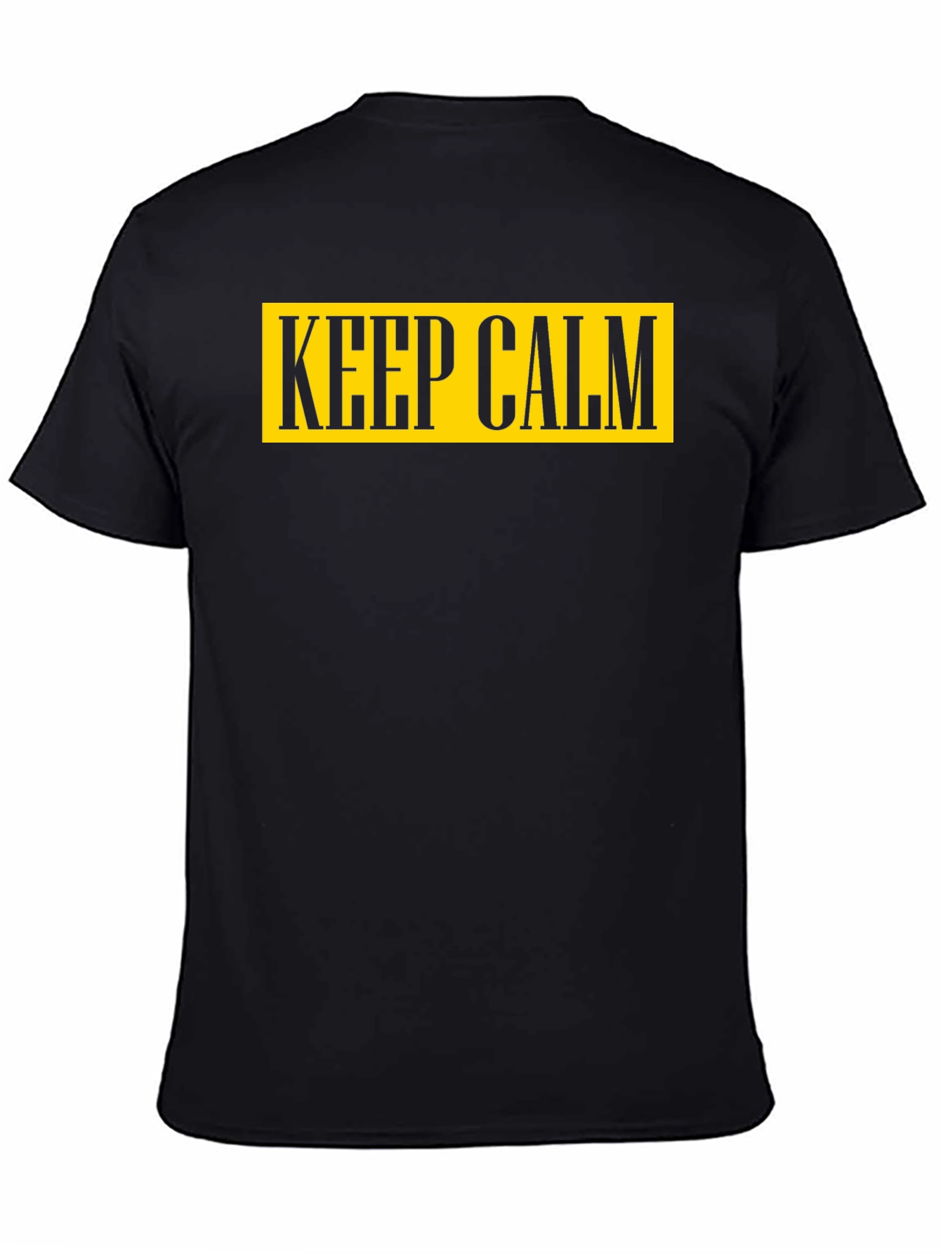 Keep Calm Graphic Tee - Mens Cotton T-Shirt