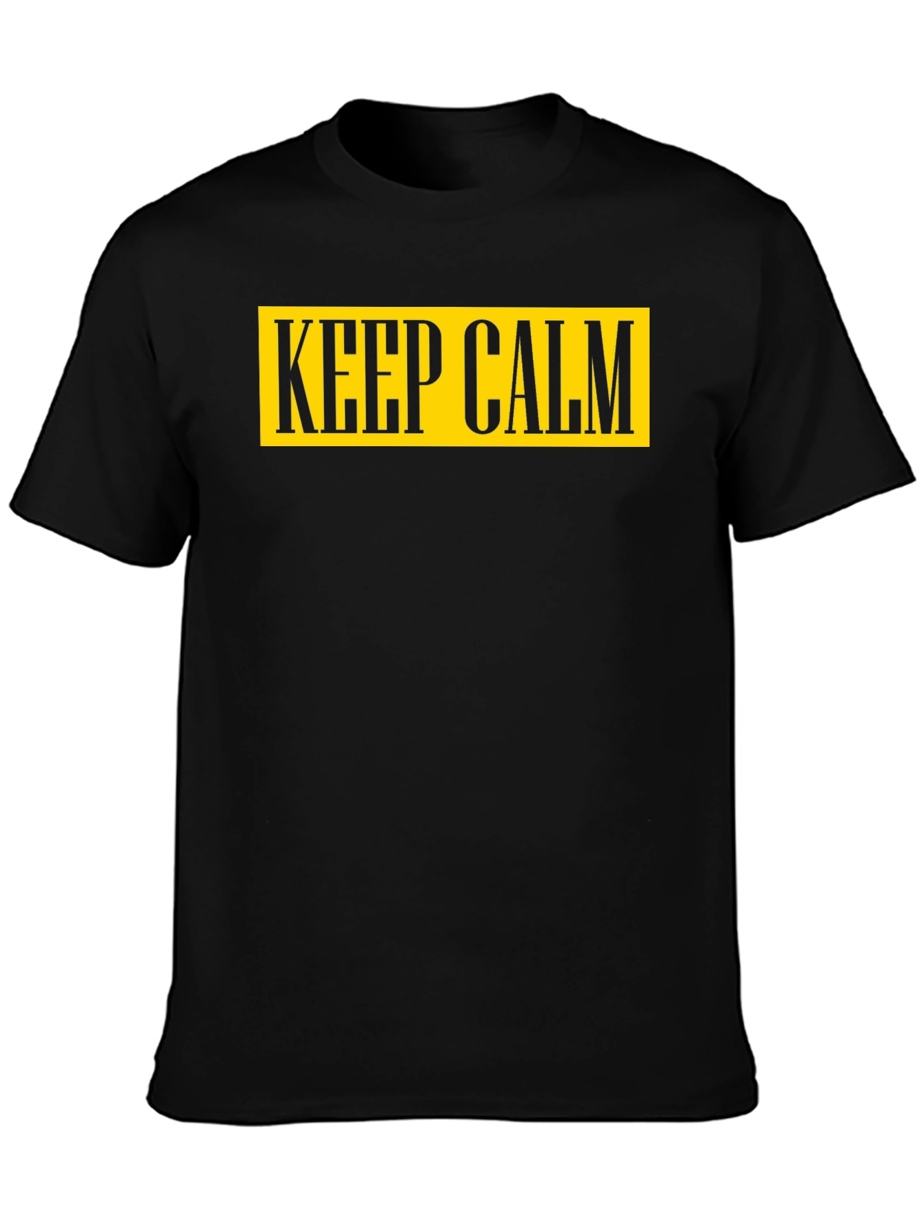 Keep Calm Graphic Tee - Mens Cotton T-Shirt