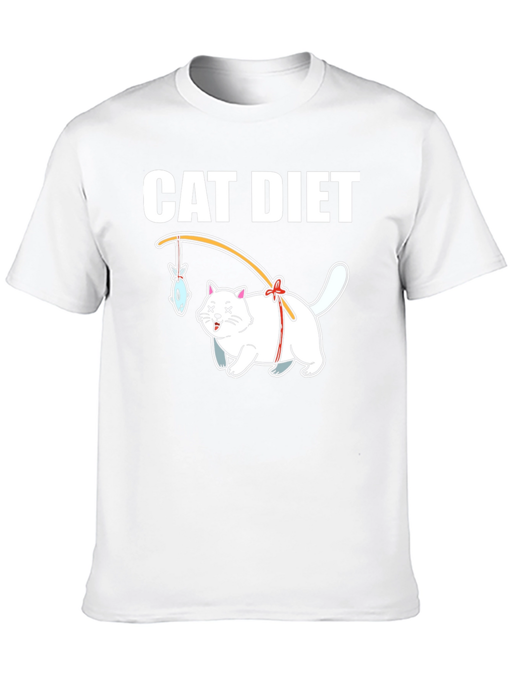Cat Diet Graphic T-Shirt
