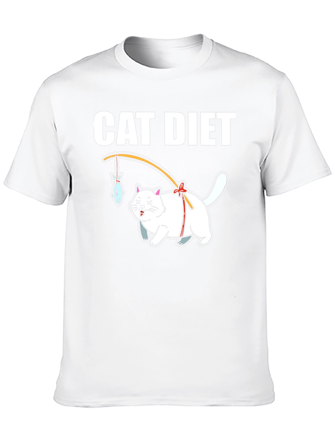 Cat Diet Graphic T-Shirt