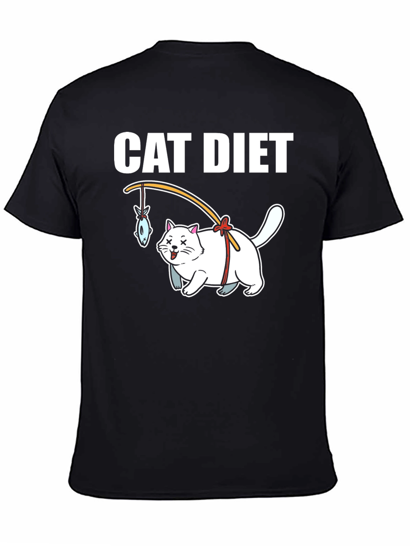 Cat Diet Graphic T-Shirt