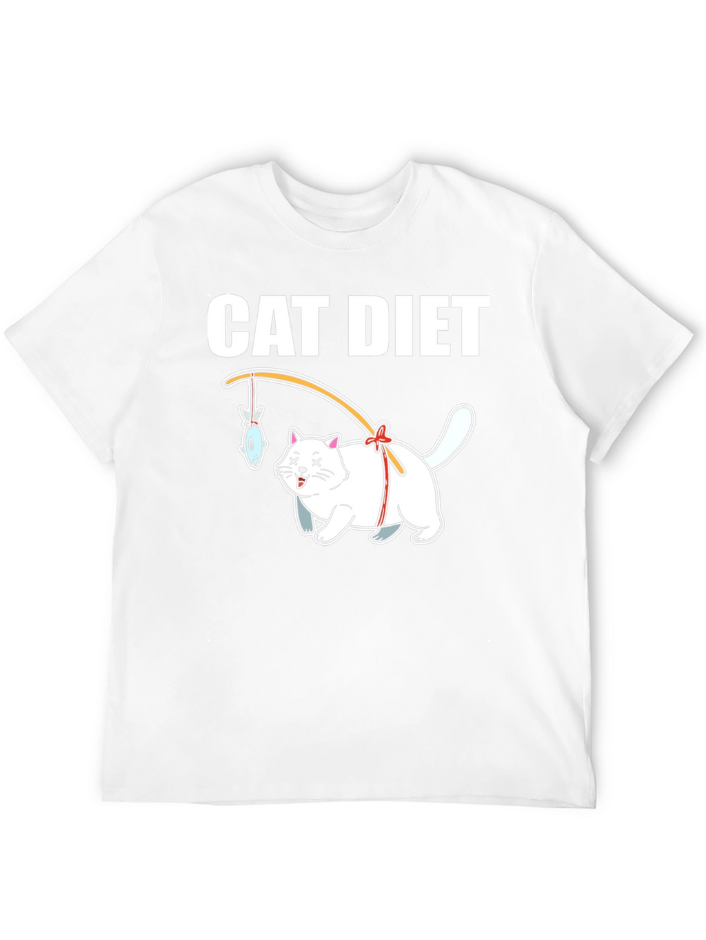 Cat Diet Graphic T-Shirt