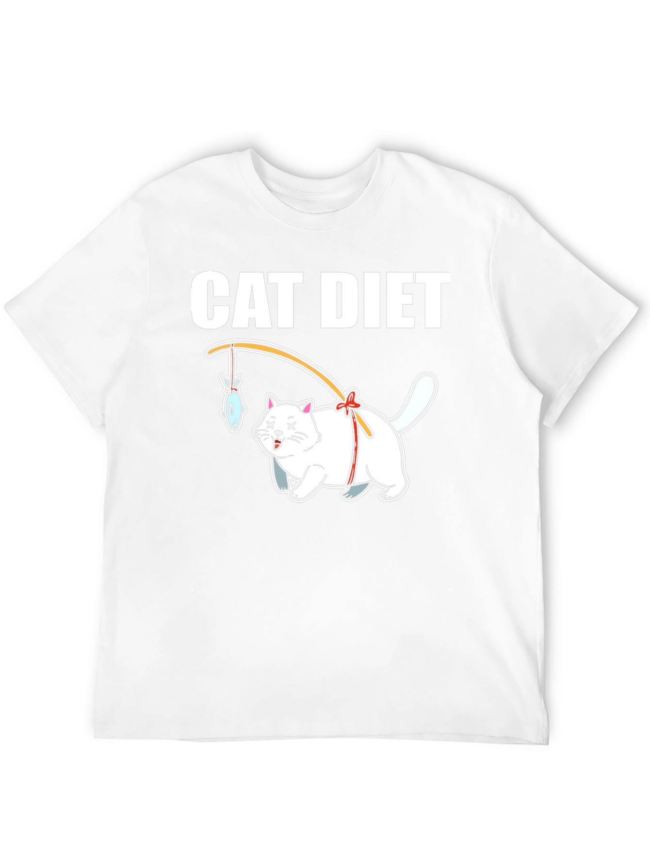 Cat Diet Graphic T-Shirt