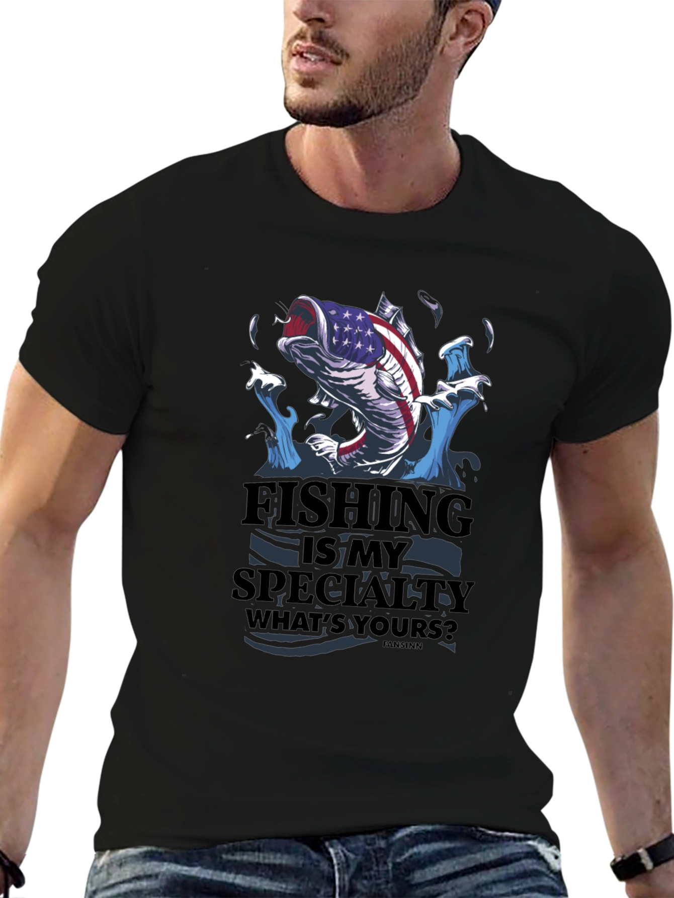 Fishing is My Specialty Graphic T-Shirt