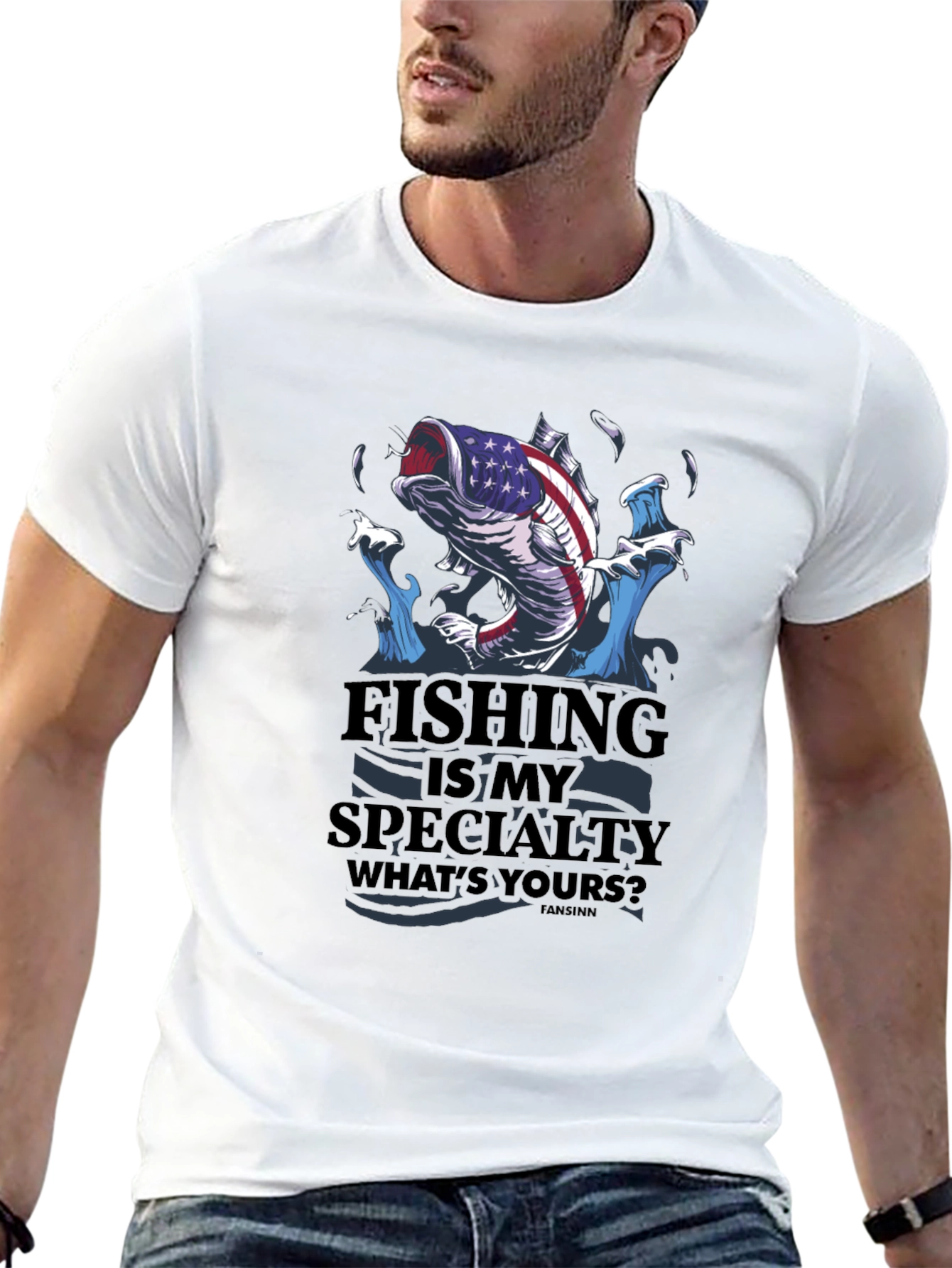 Fishing is My Specialty Graphic T-Shirt