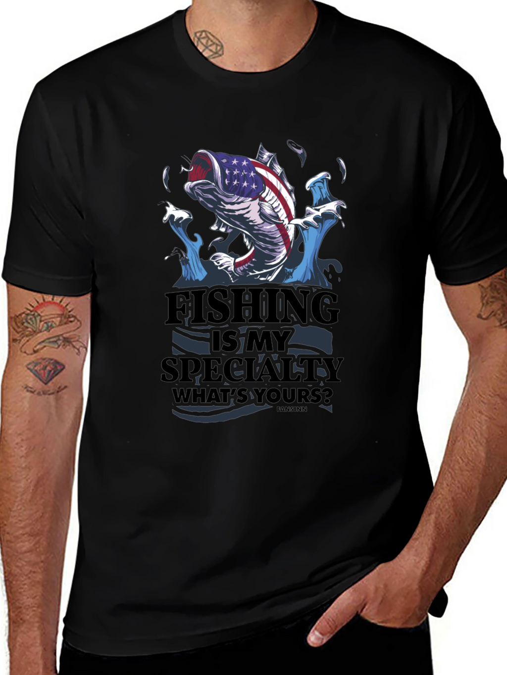Fishing is My Specialty Graphic T-Shirt