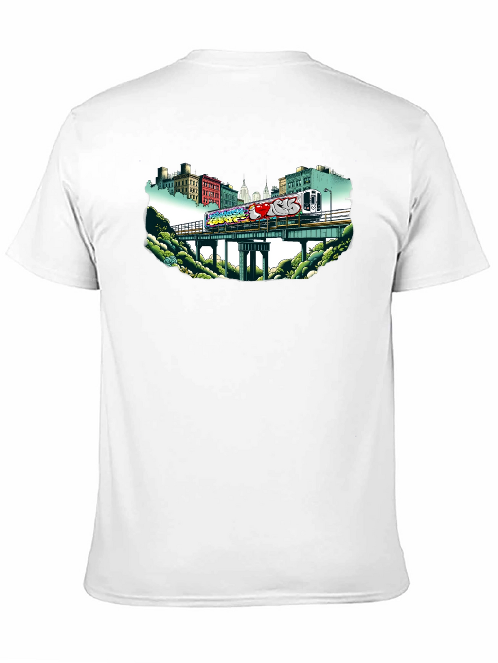 Graffiti Train T-Shirt - Urban Style