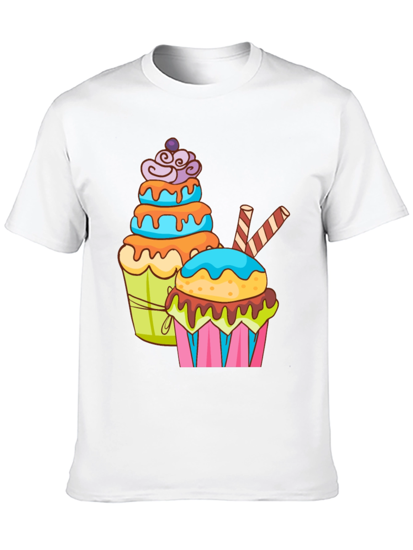 Cupcake Graphic T-Shirt - Sweet Tooth Fashion