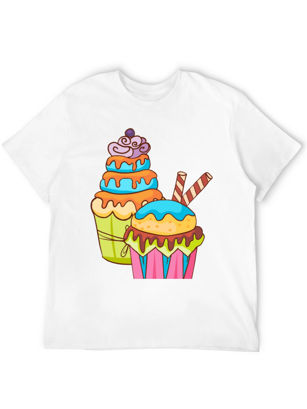 Cupcake Graphic T-Shirt - Sweet Tooth Fashion