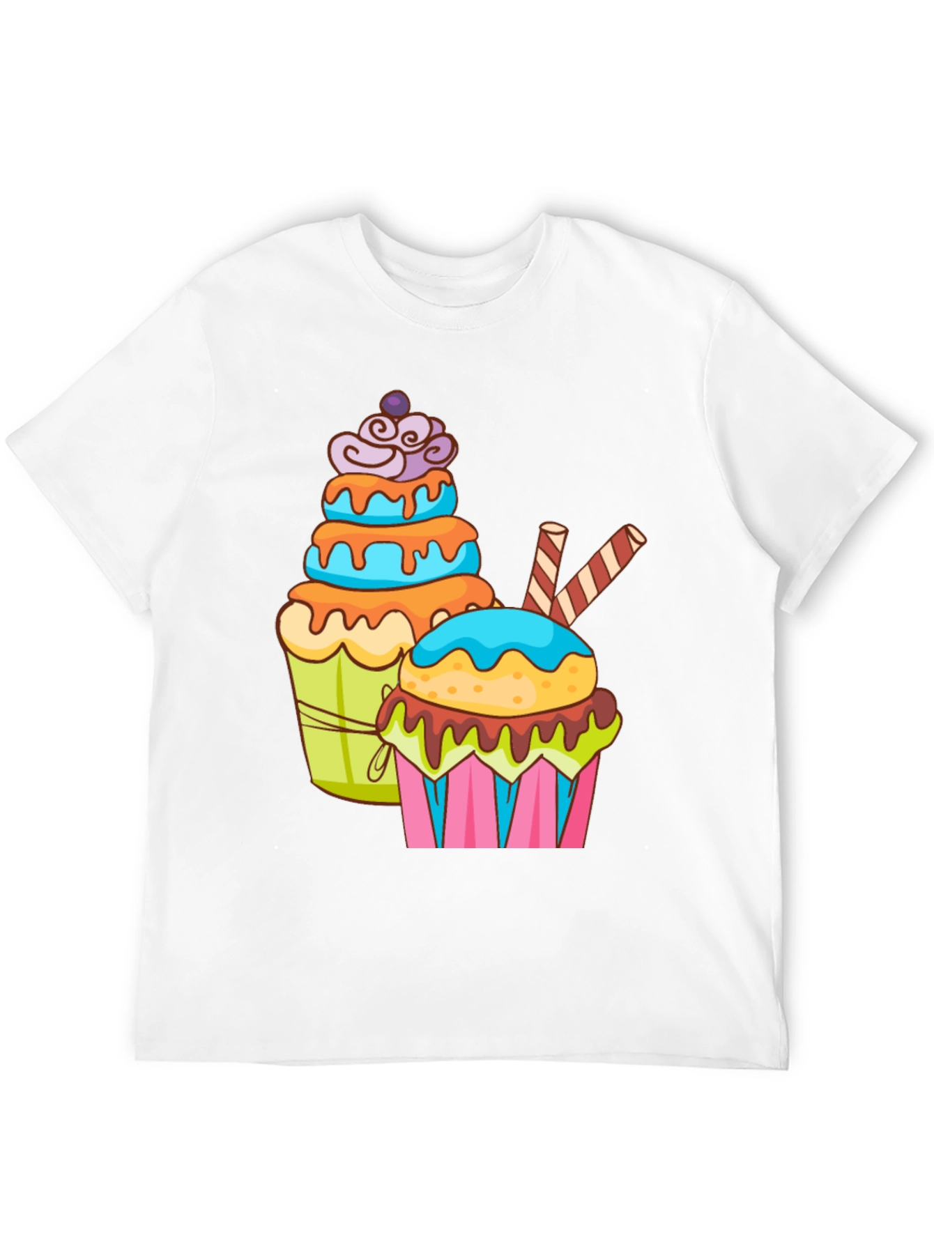 Cupcake Graphic T-Shirt - Sweet Tooth Fashion