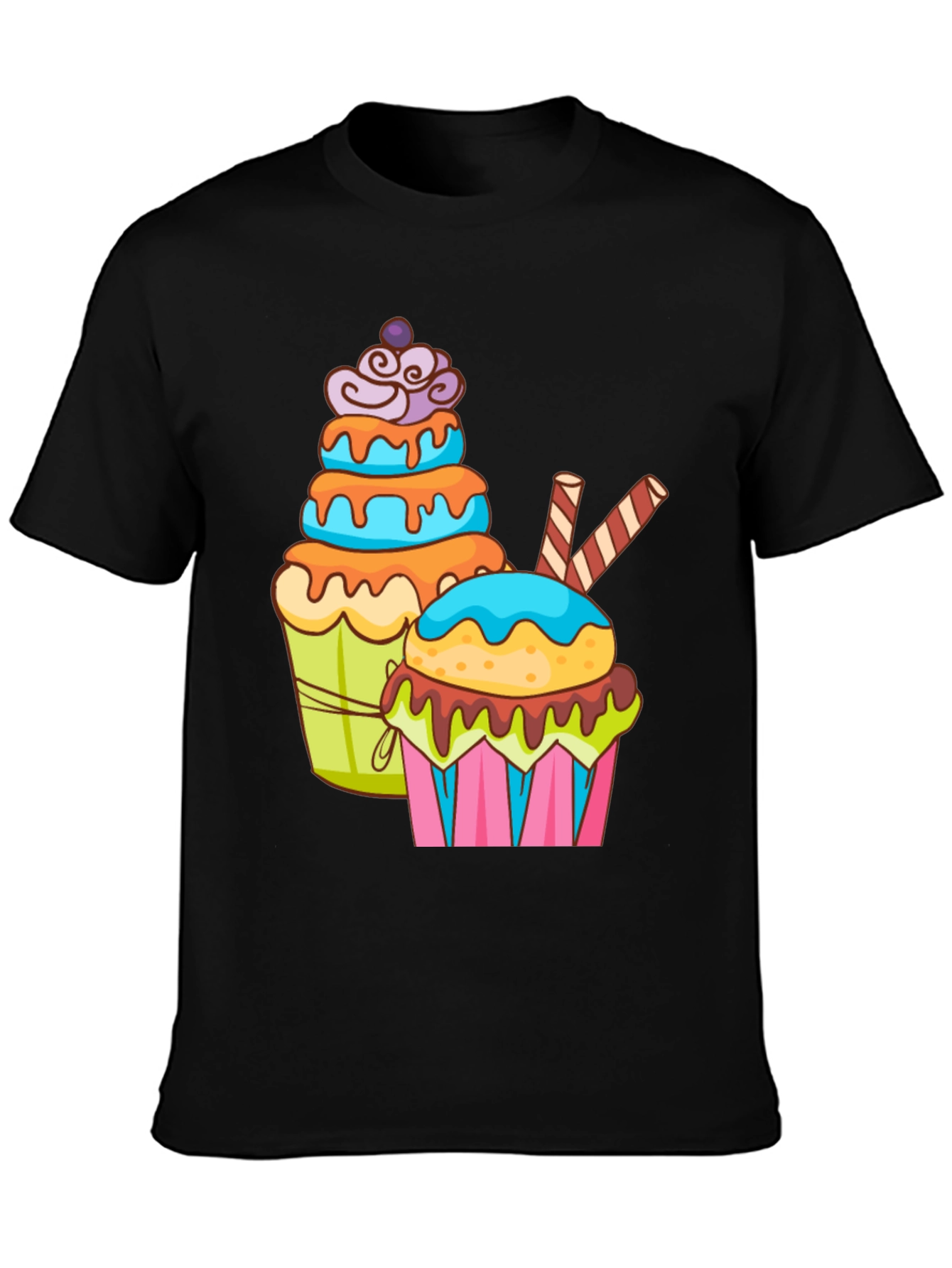 Cupcake Graphic T-Shirt - Sweet Tooth Fashion