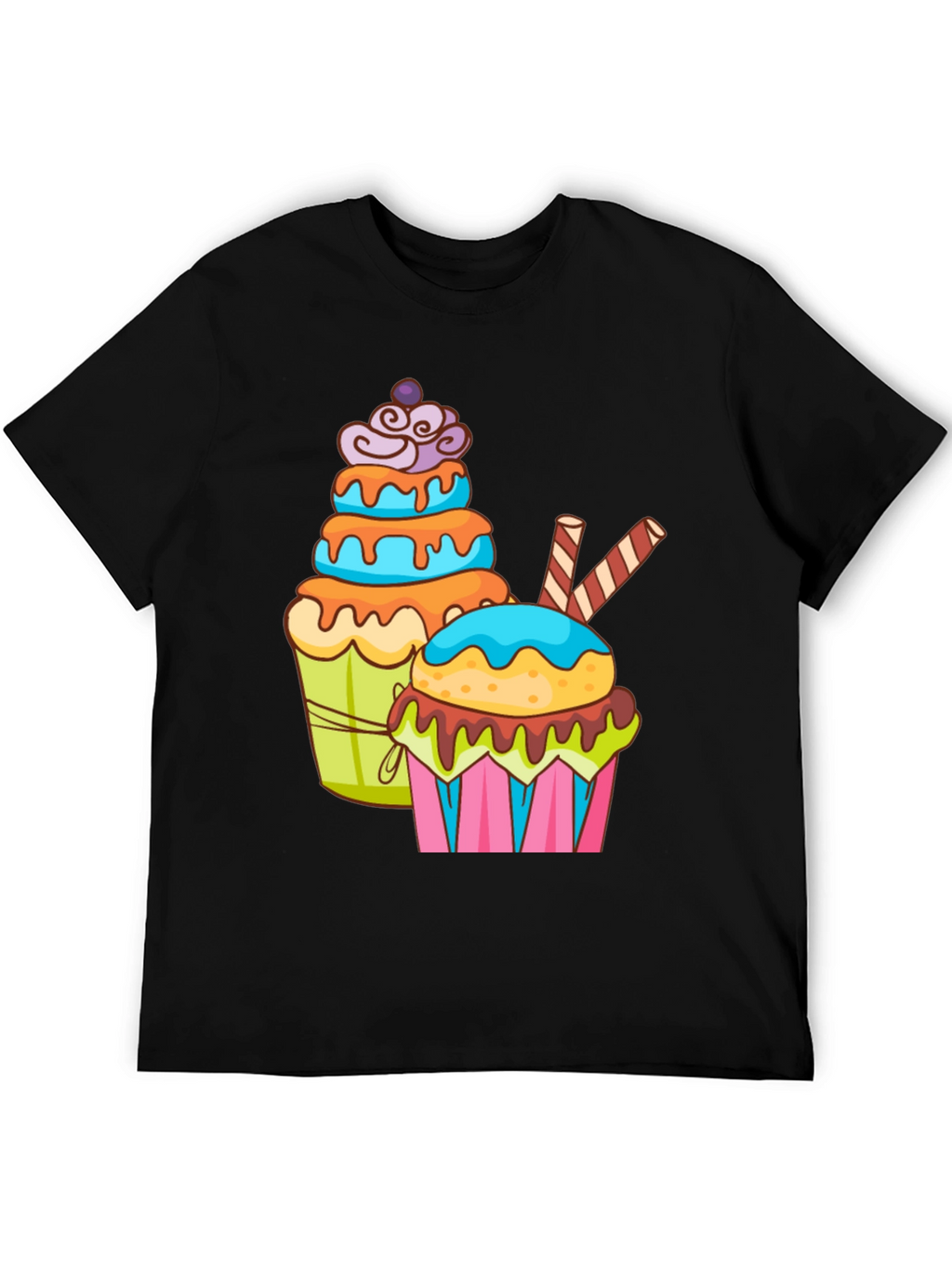 Cupcake Graphic T-Shirt - Sweet Tooth Fashion