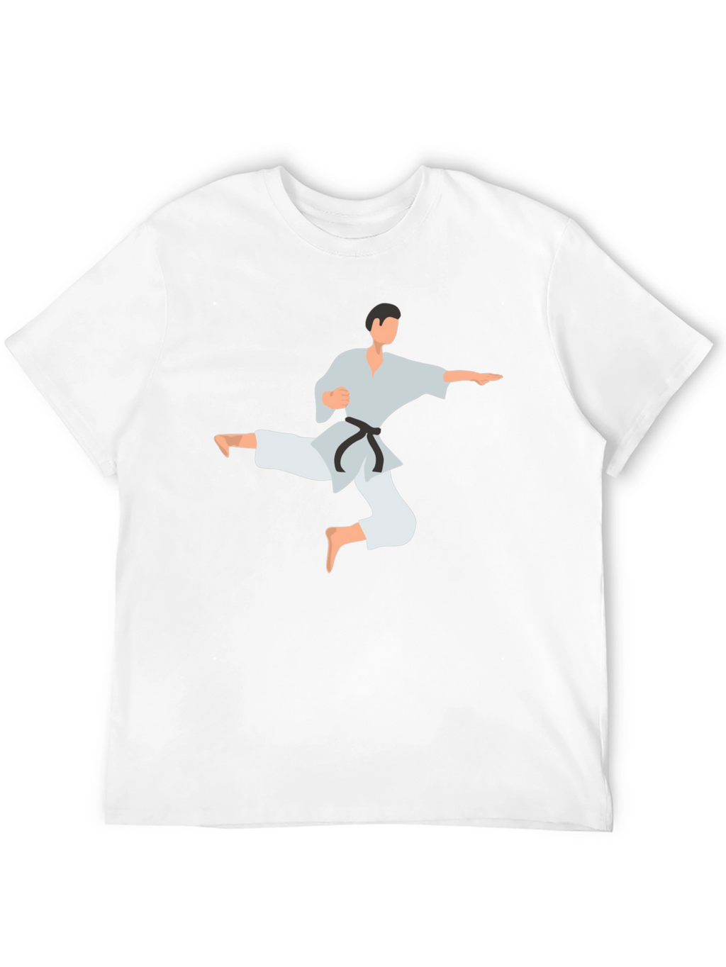 Karate Kick Graphic Tee - Black