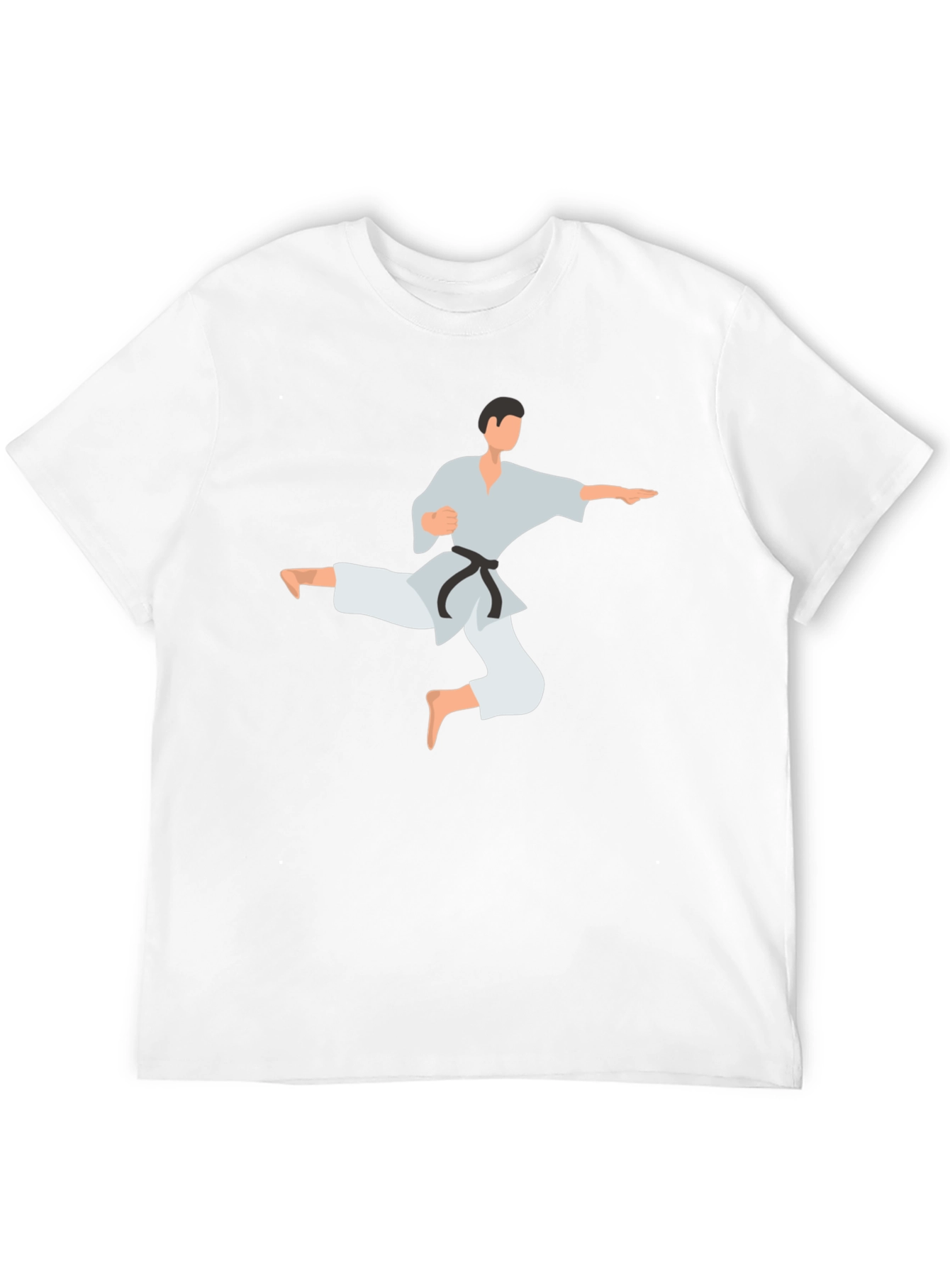 Karate Kick Graphic Tee - Black