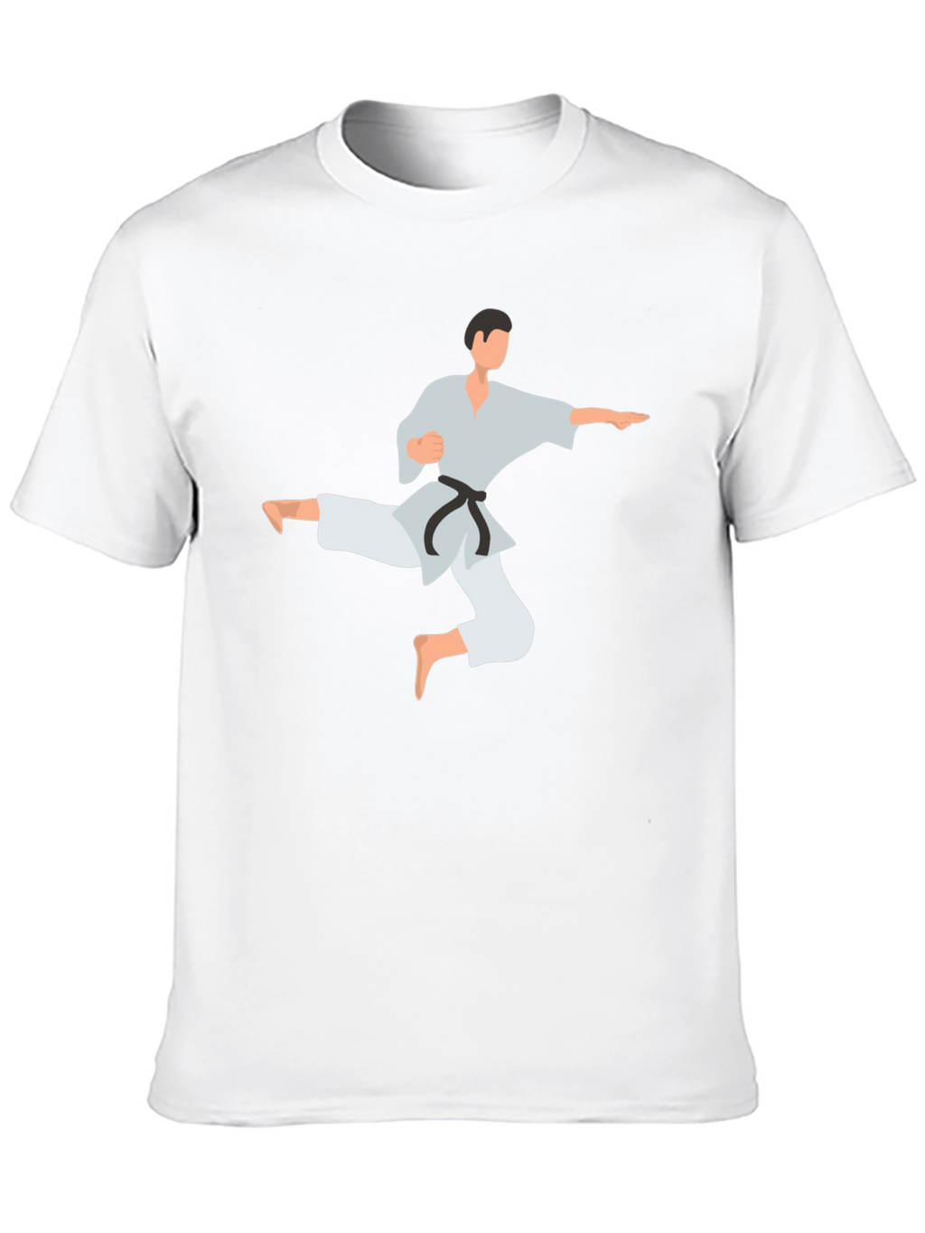 Karate Kick Graphic Tee - Black