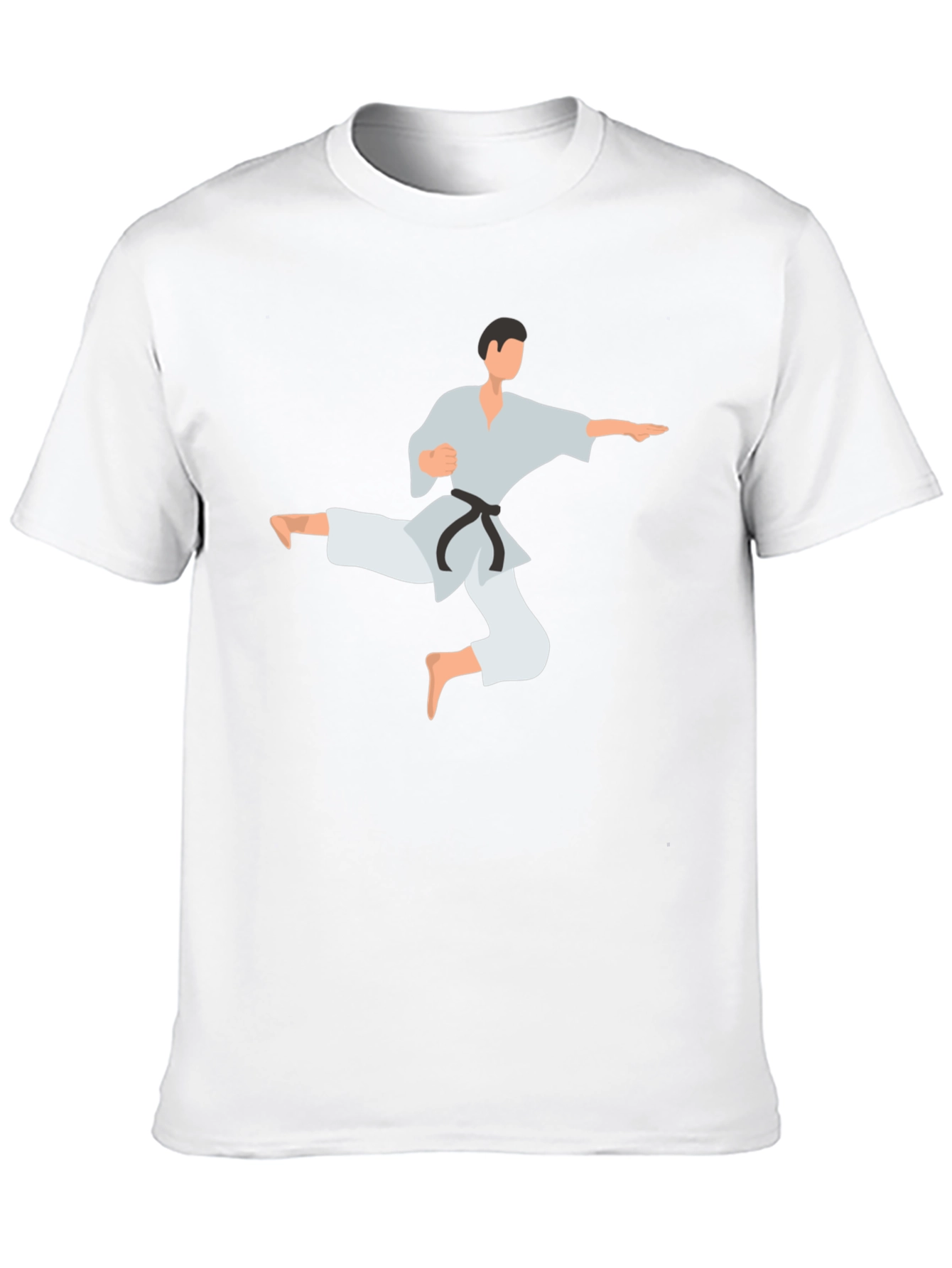 Karate Kick Graphic Tee - Black