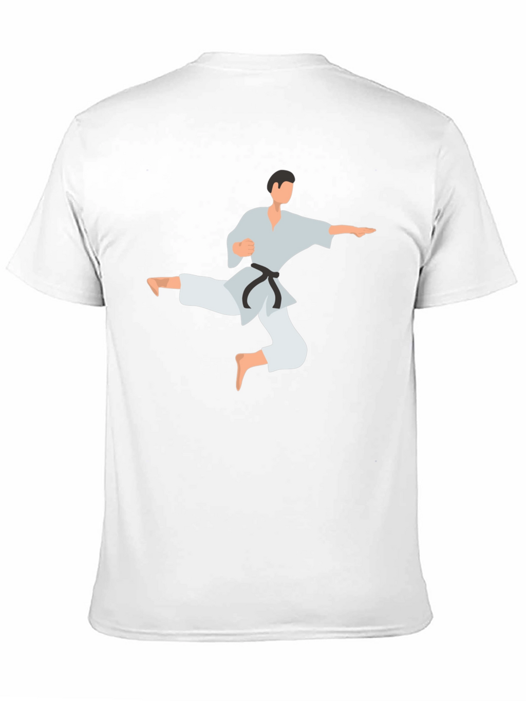 Karate Kick Graphic Tee - Black