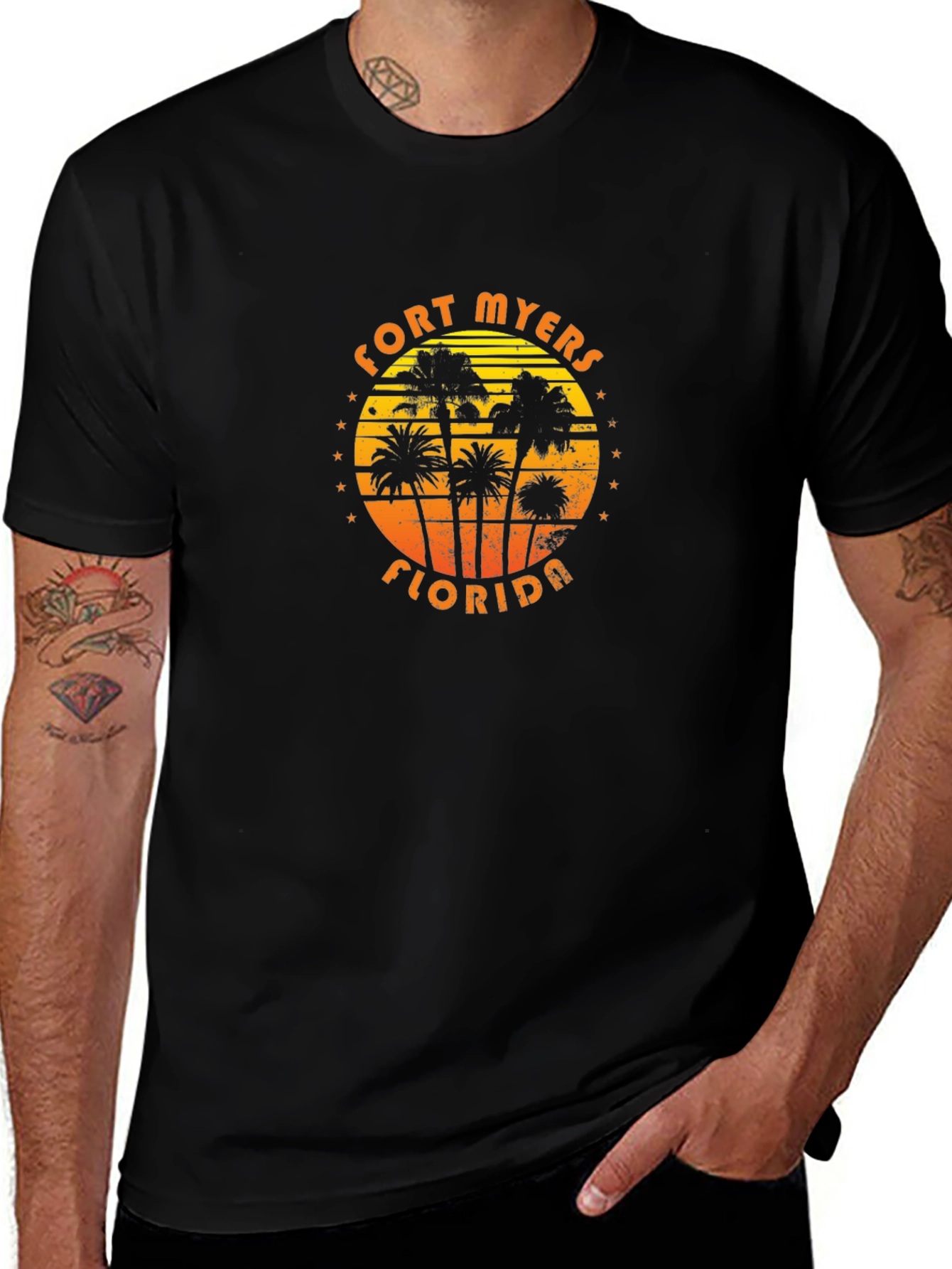 Fort Myers Florida Palm Tree T-Shirt
