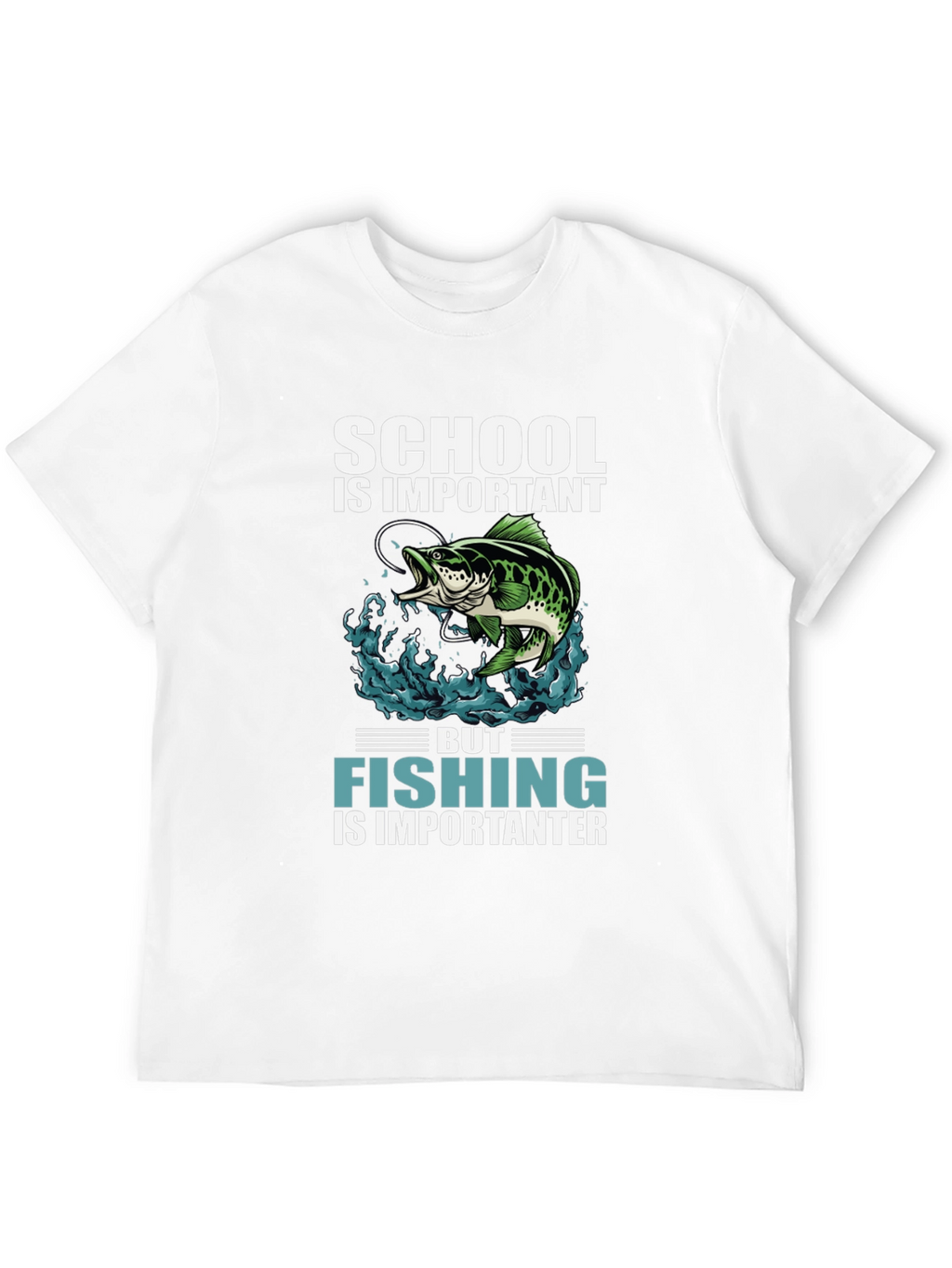 Fishing is Importanter Graphic Tee