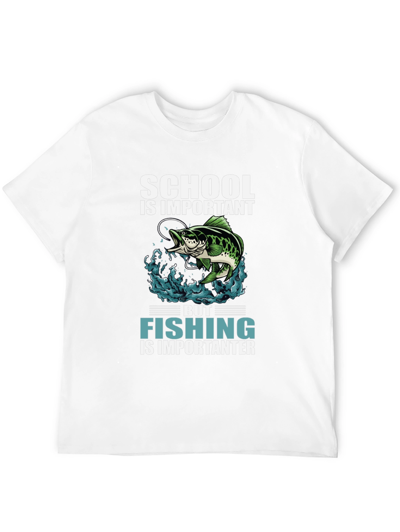 Fishing is Importanter Graphic Tee