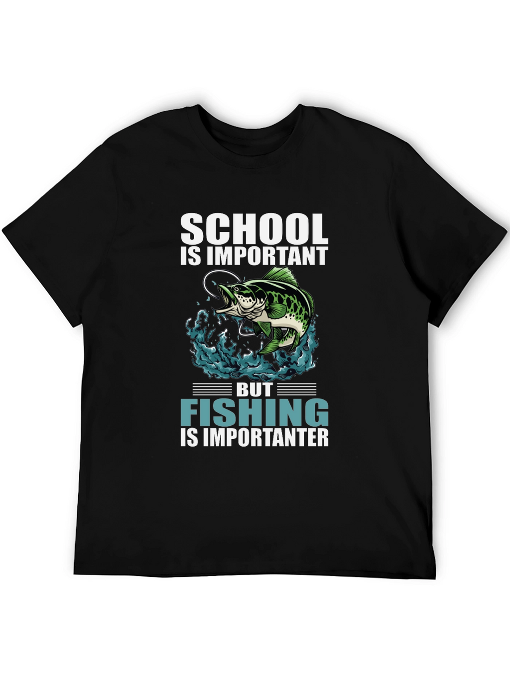 Fishing is Importanter Graphic Tee
