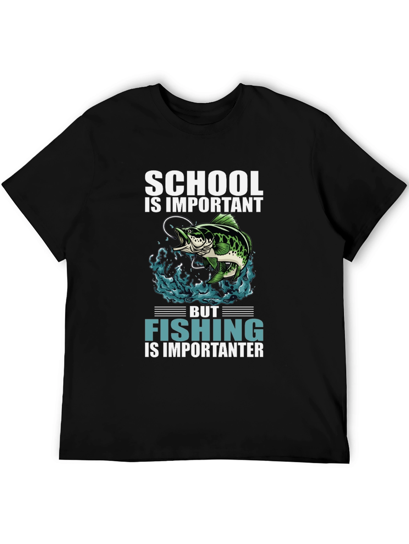 Fishing is Importanter Graphic Tee