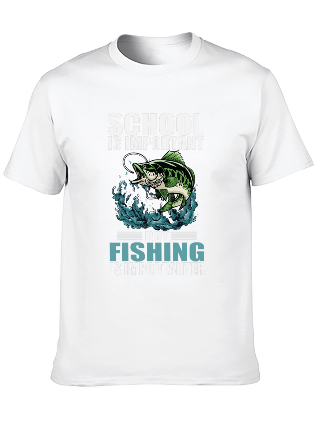 Fishing is Importanter Graphic Tee