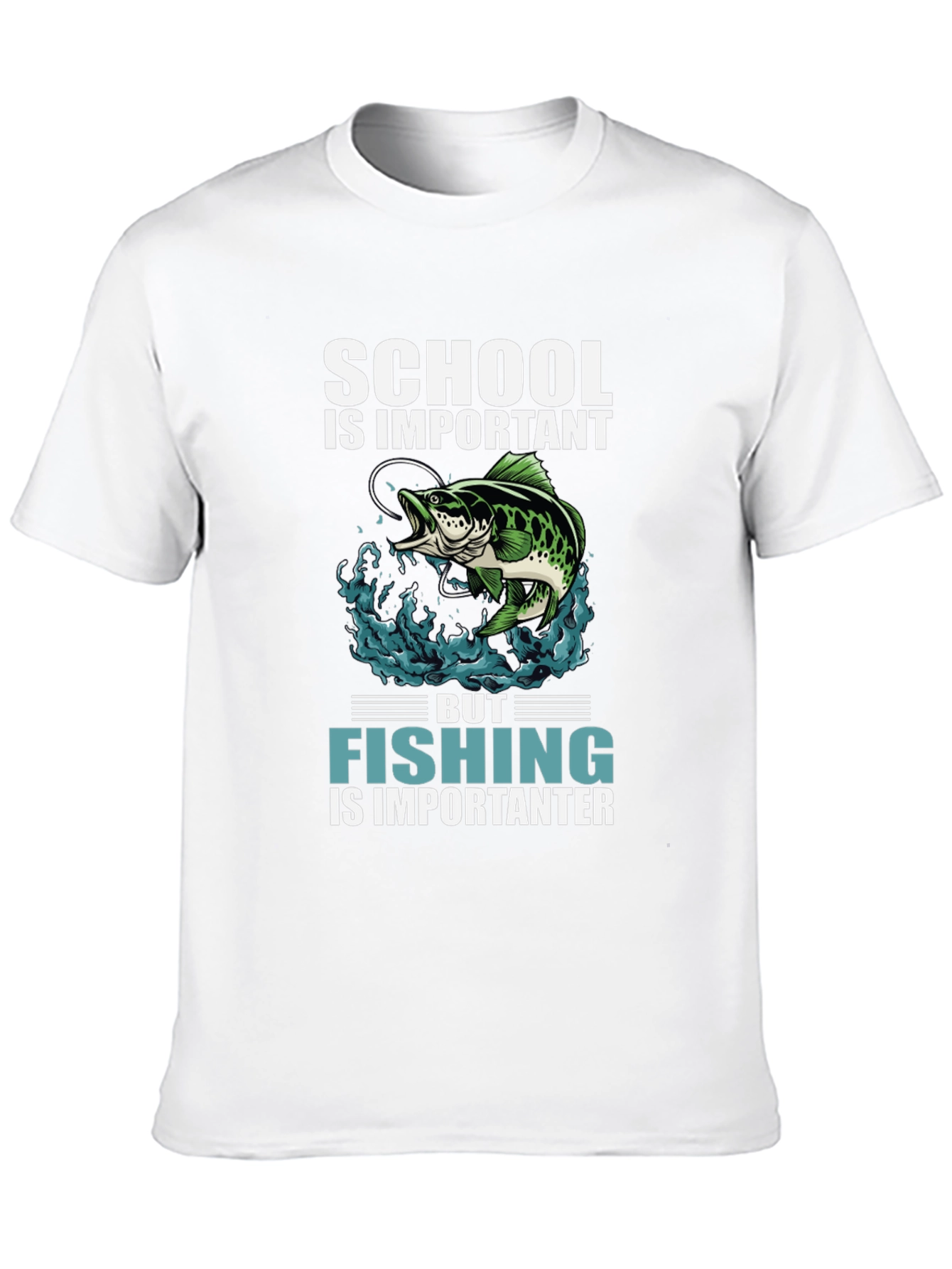 Fishing is Importanter Graphic Tee