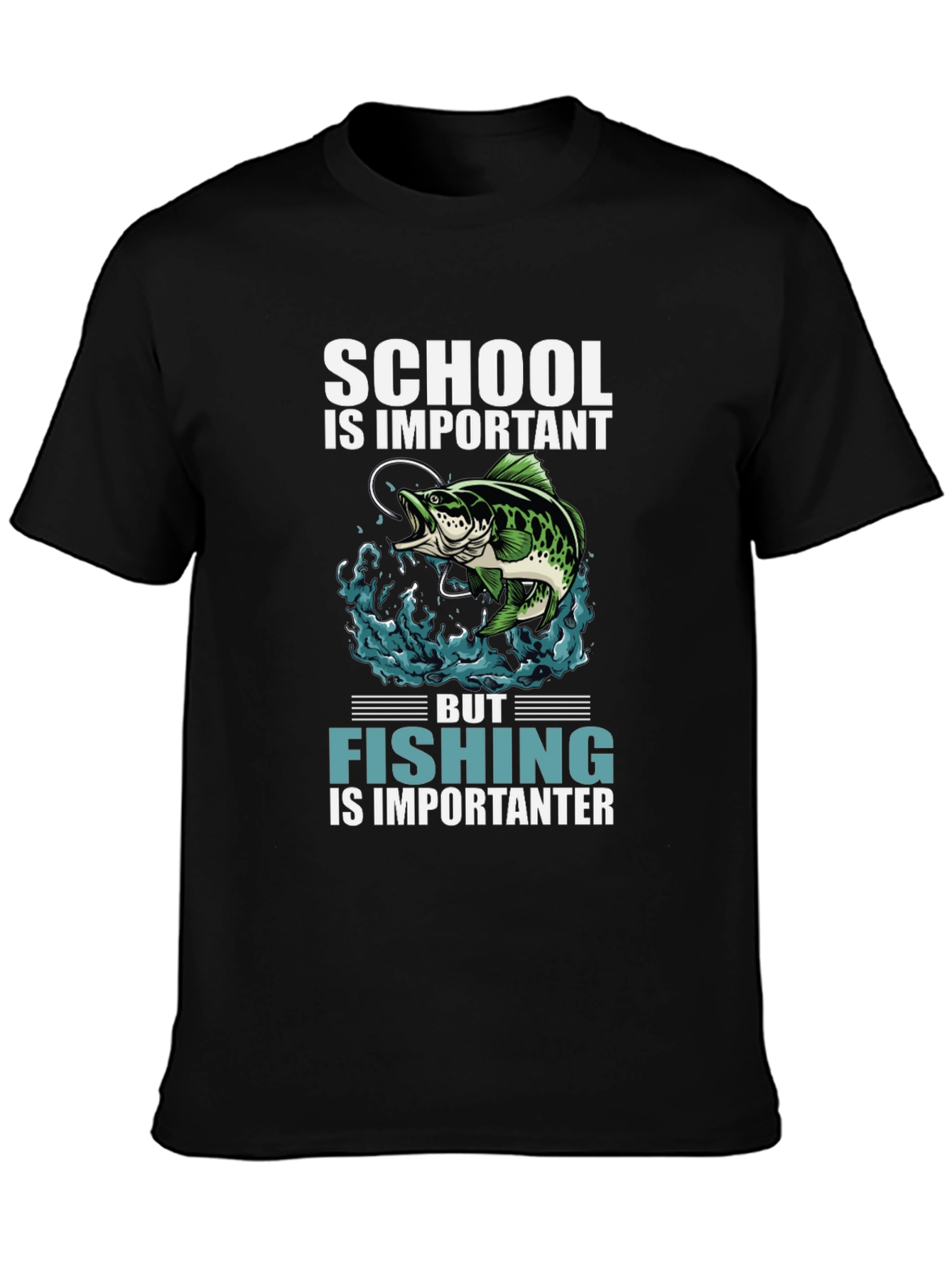 Fishing is Importanter Graphic Tee
