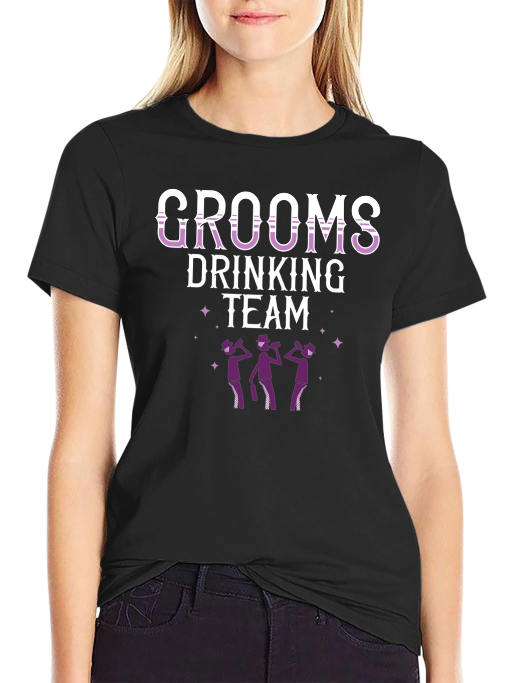 Grooms Drinking Team Graphic T-Shirt