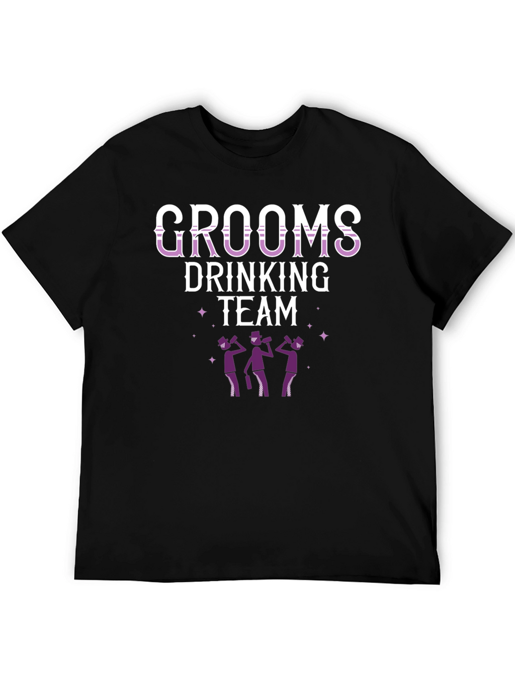 Grooms Drinking Team Graphic T-Shirt