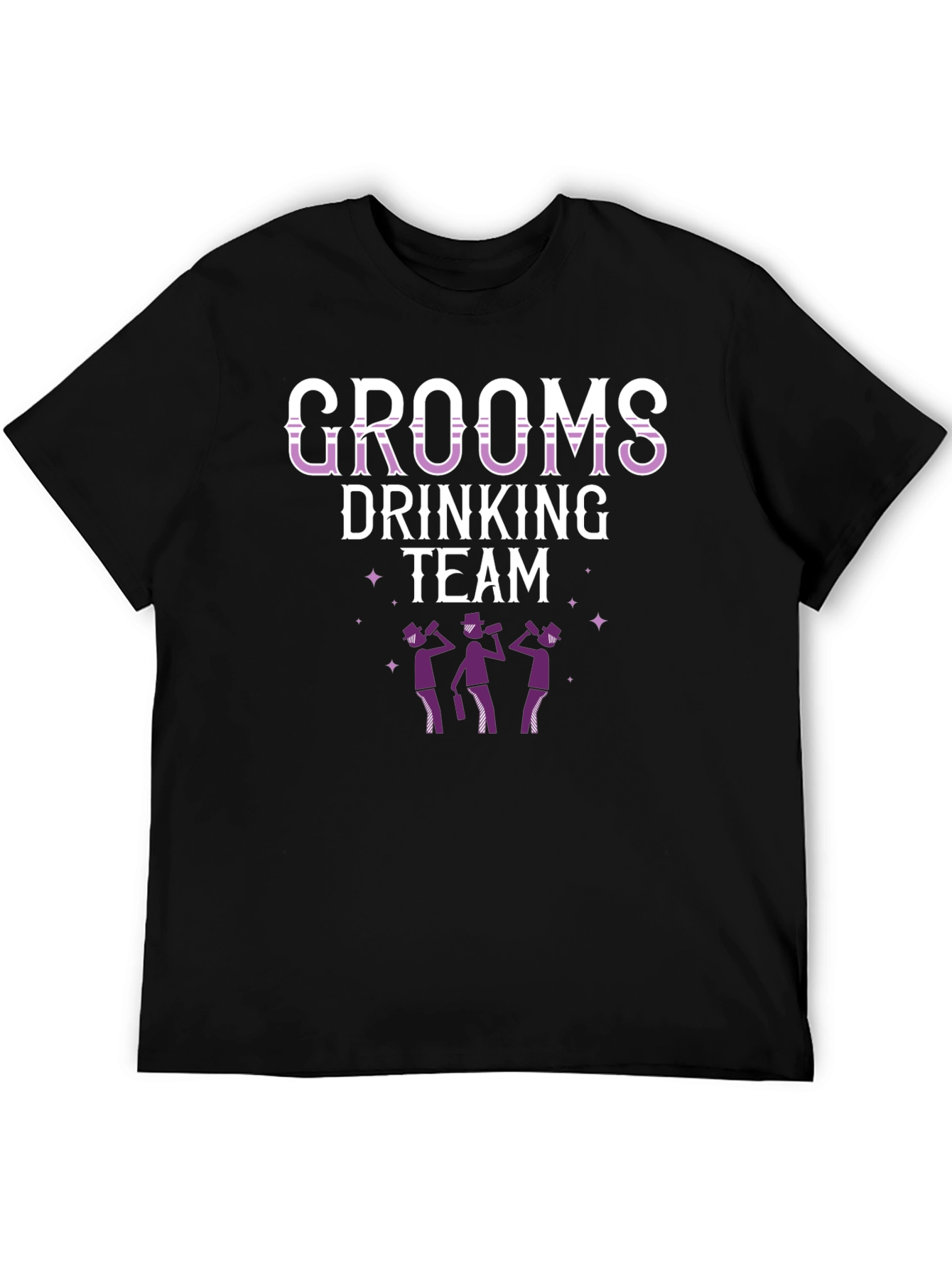 Grooms Drinking Team Graphic T-Shirt