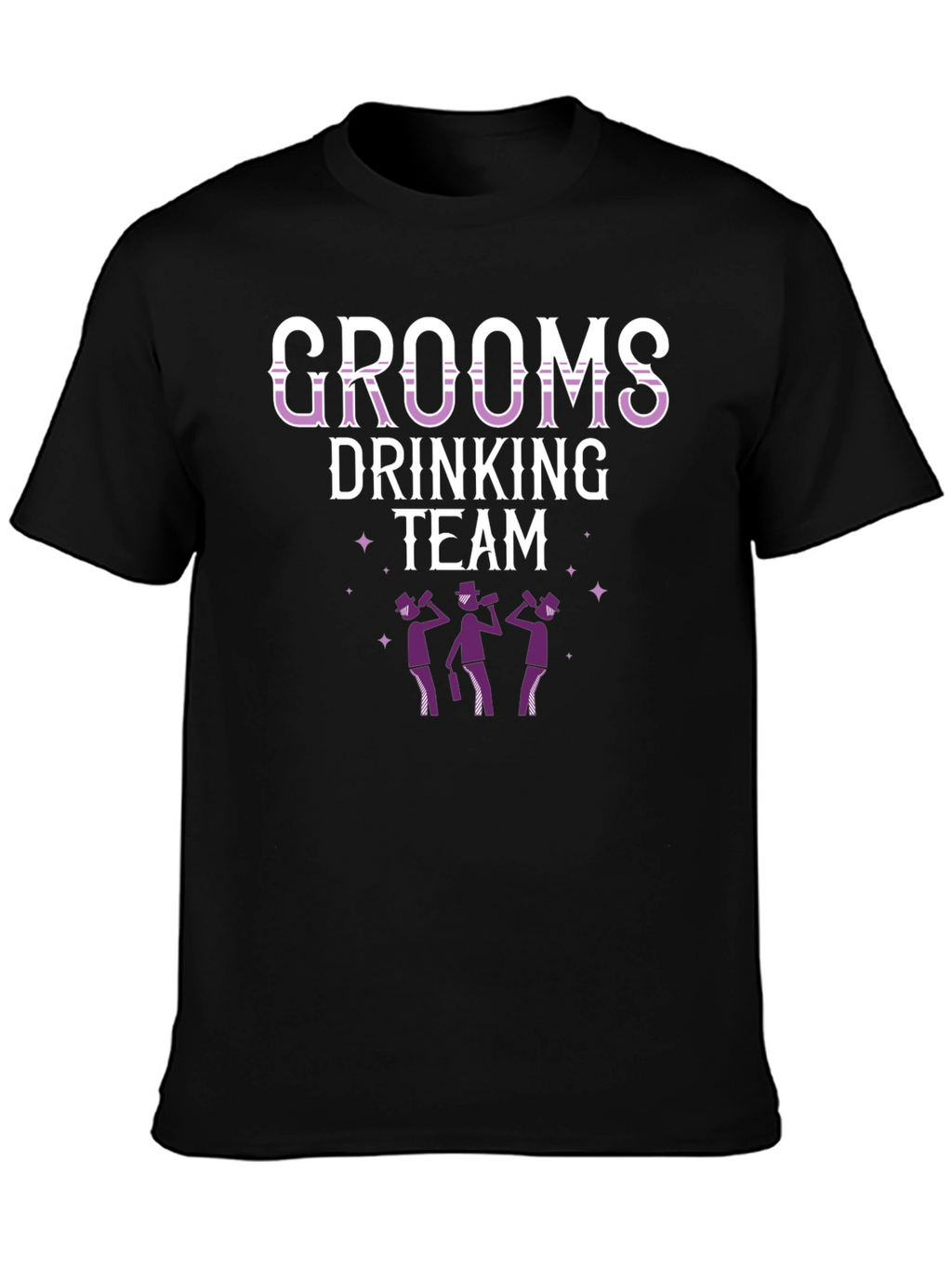 Grooms Drinking Team Graphic T-Shirt