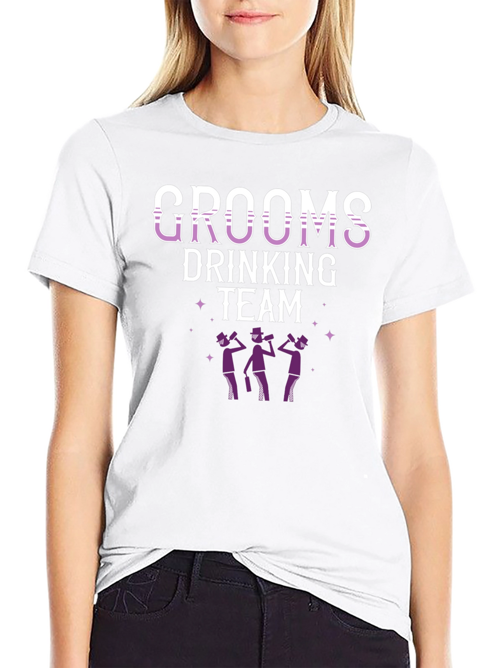 Grooms Drinking Team Graphic T-Shirt