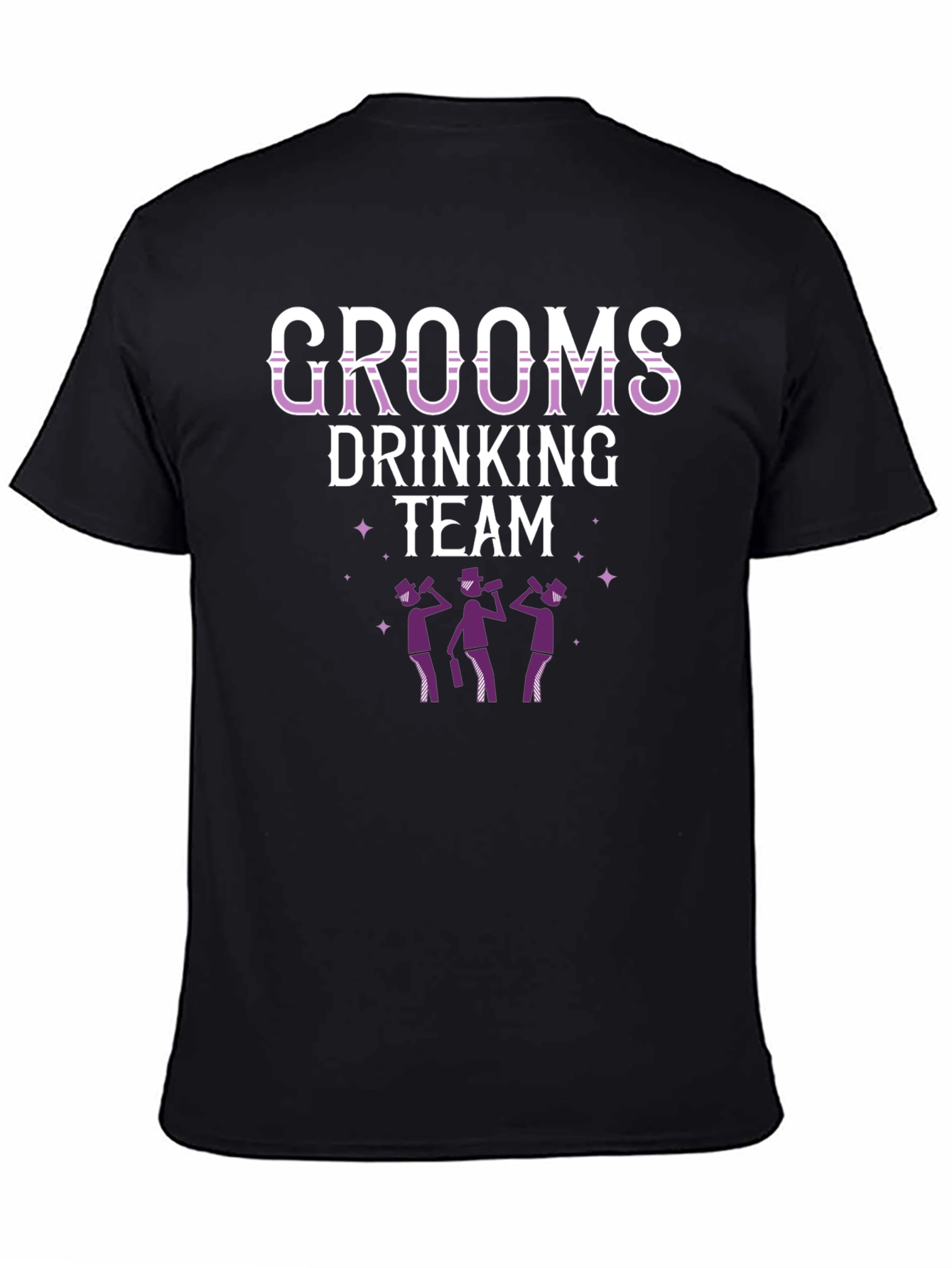 Grooms Drinking Team Graphic T-Shirt
