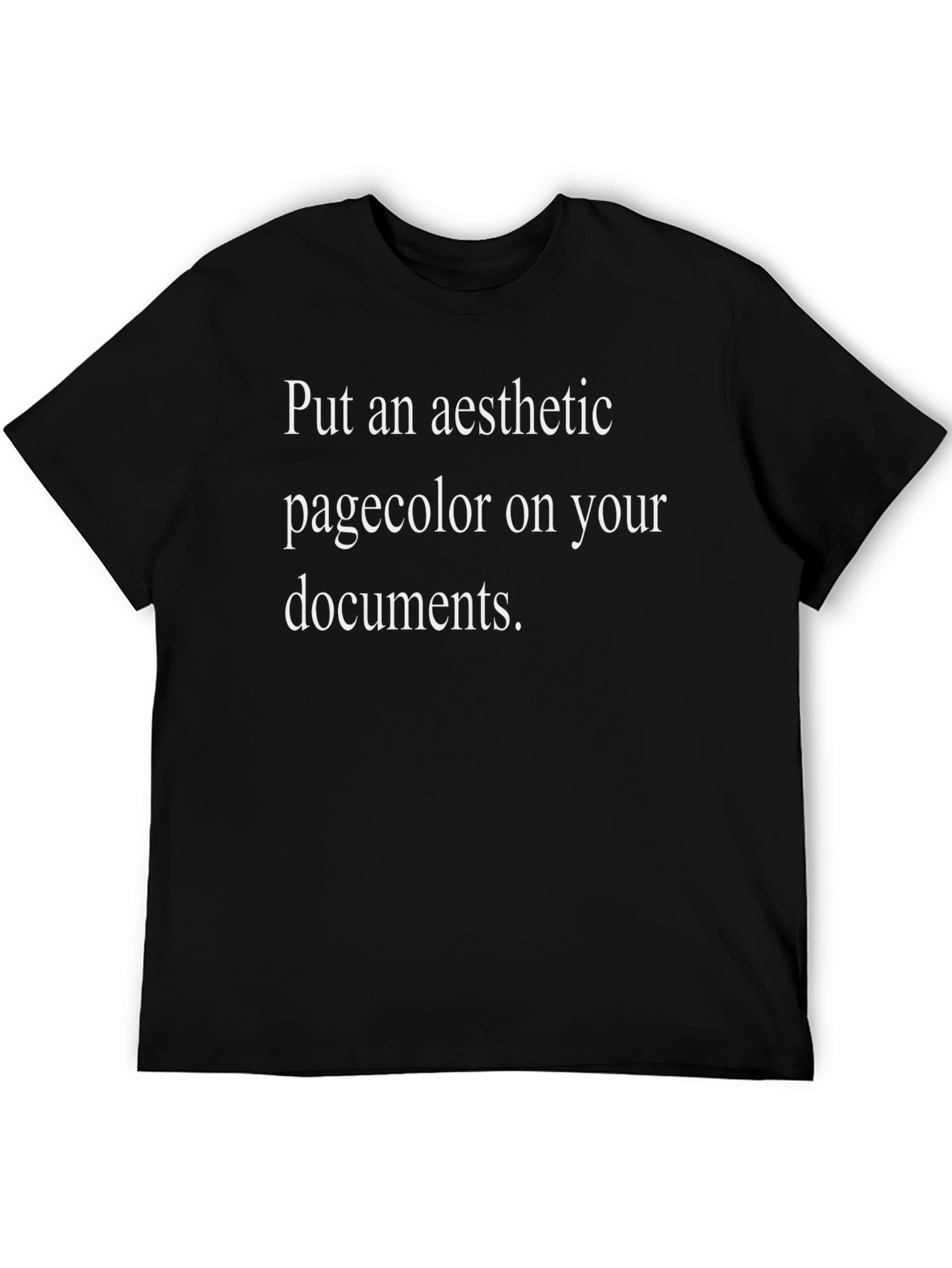 Aesthetic Pagecolor T-Shirt