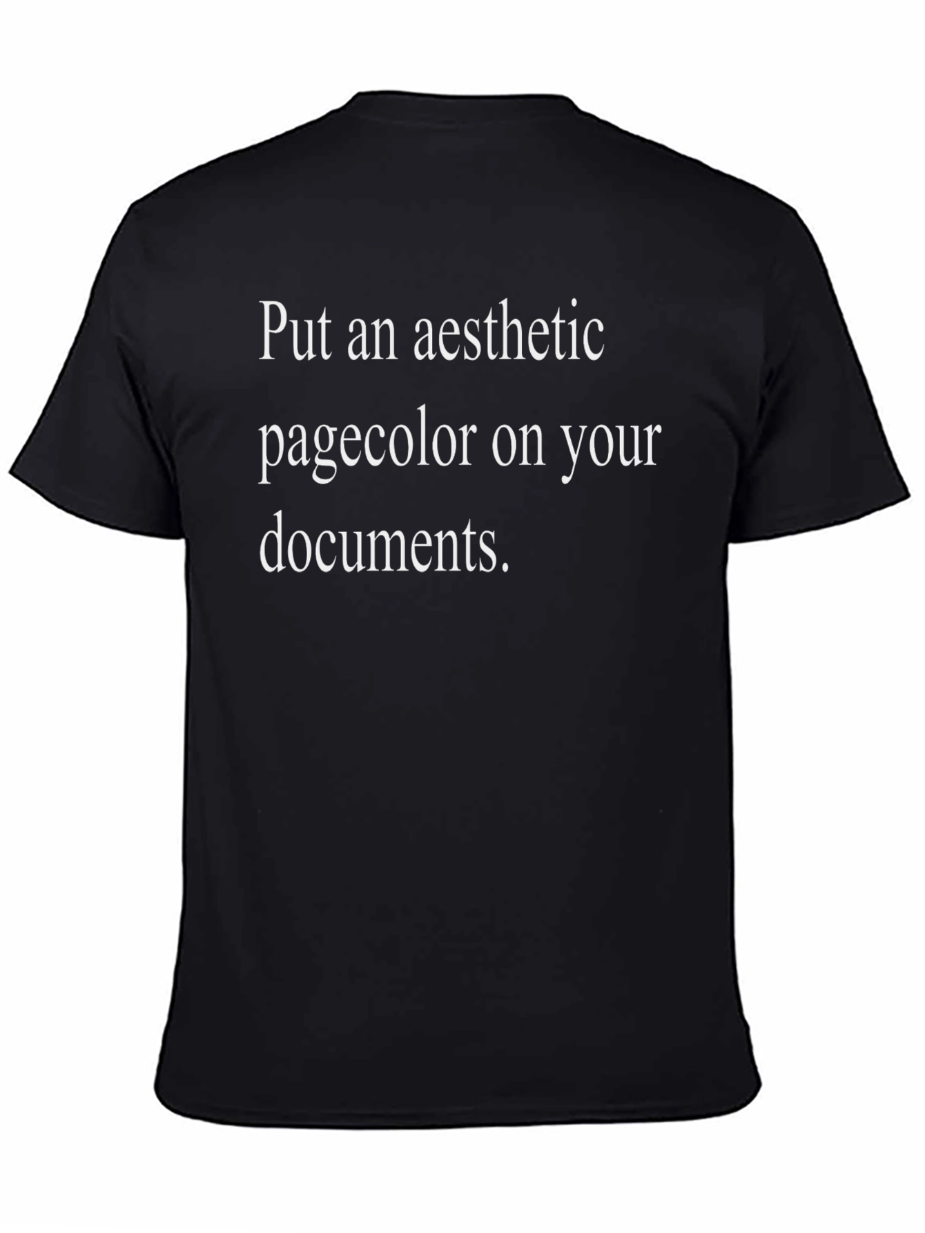 Aesthetic Pagecolor T-Shirt