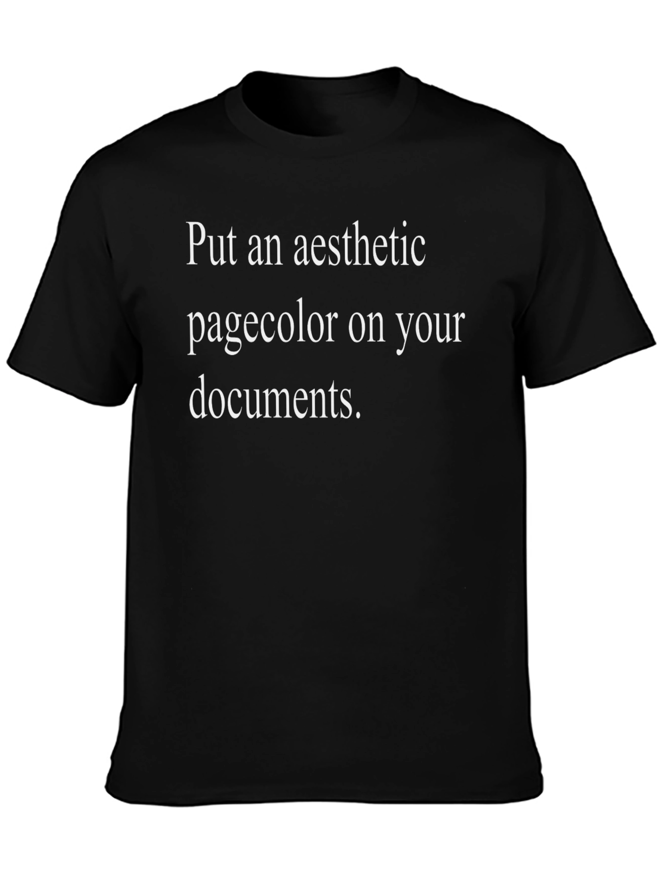 Aesthetic Pagecolor T-Shirt