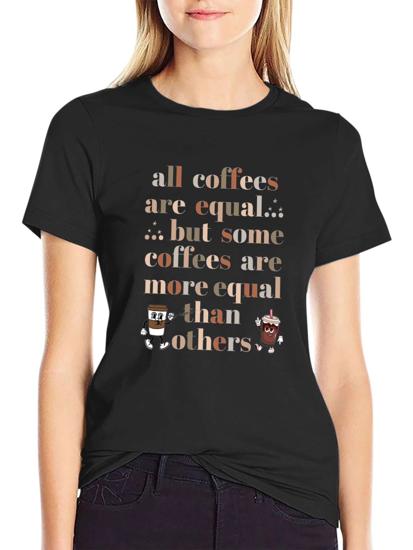 Coffee Lovers T-Shirt - All Coffees are Equal