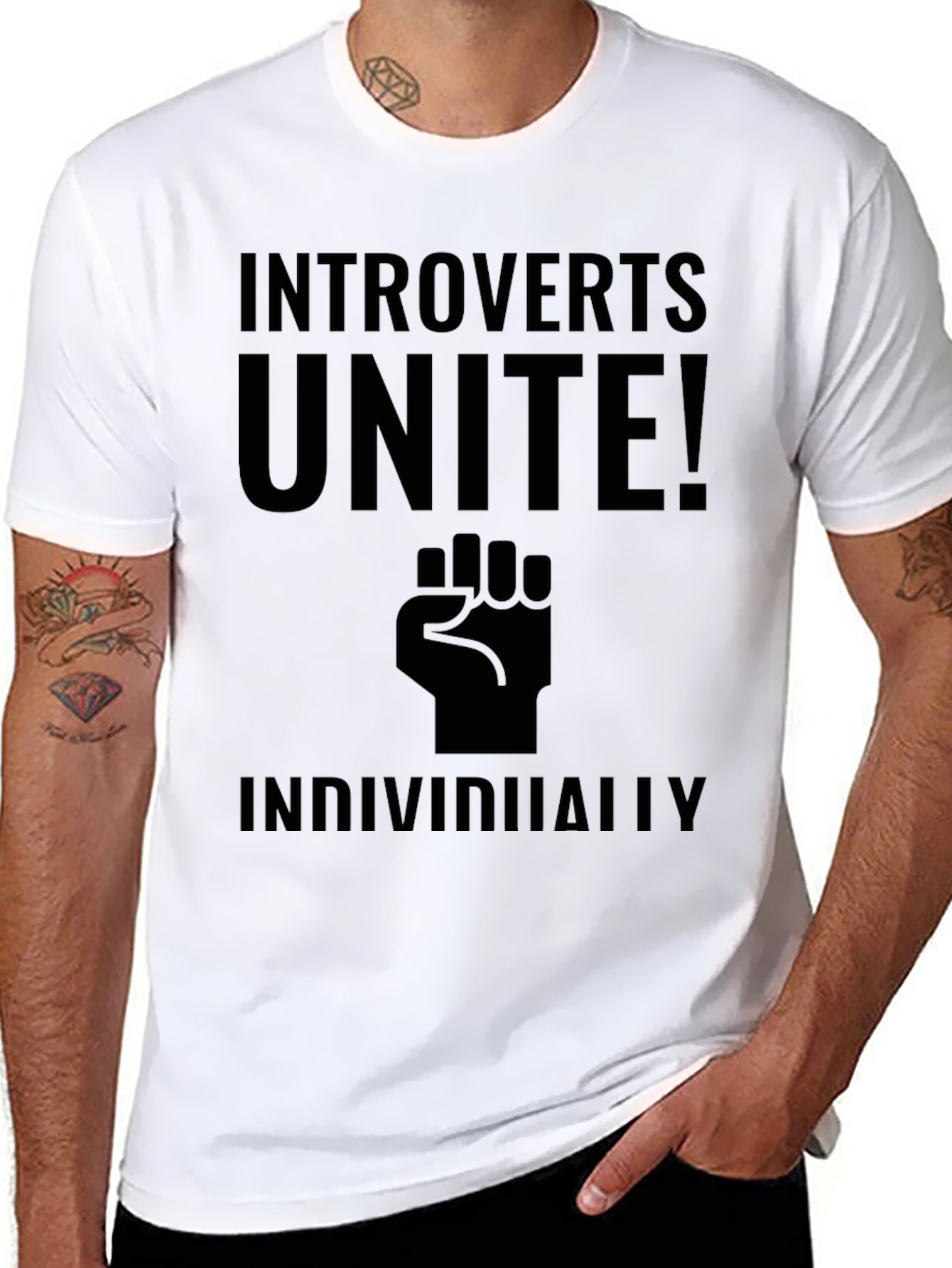 Introverts Unite Individually T-Shirt
