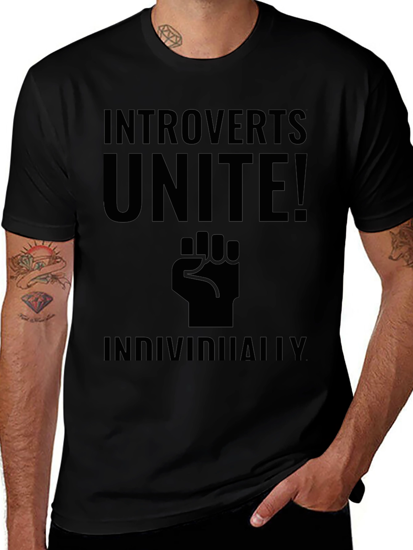 Introverts Unite Individually T-Shirt