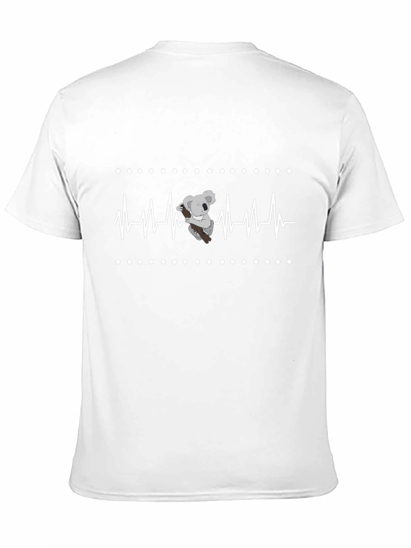 Koala Heartbeat T-Shirt - Black
