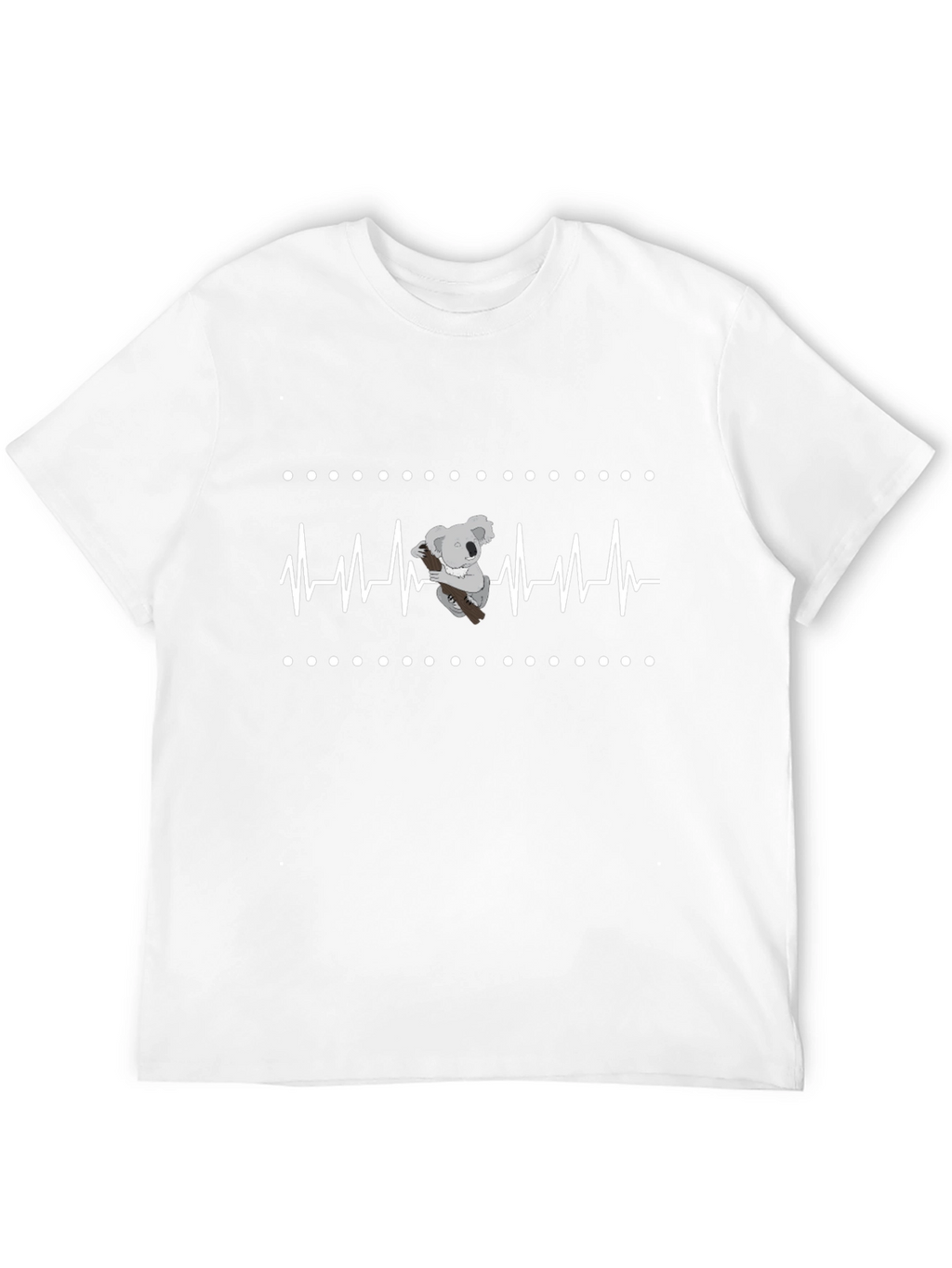 Koala Heartbeat T-Shirt - Black
