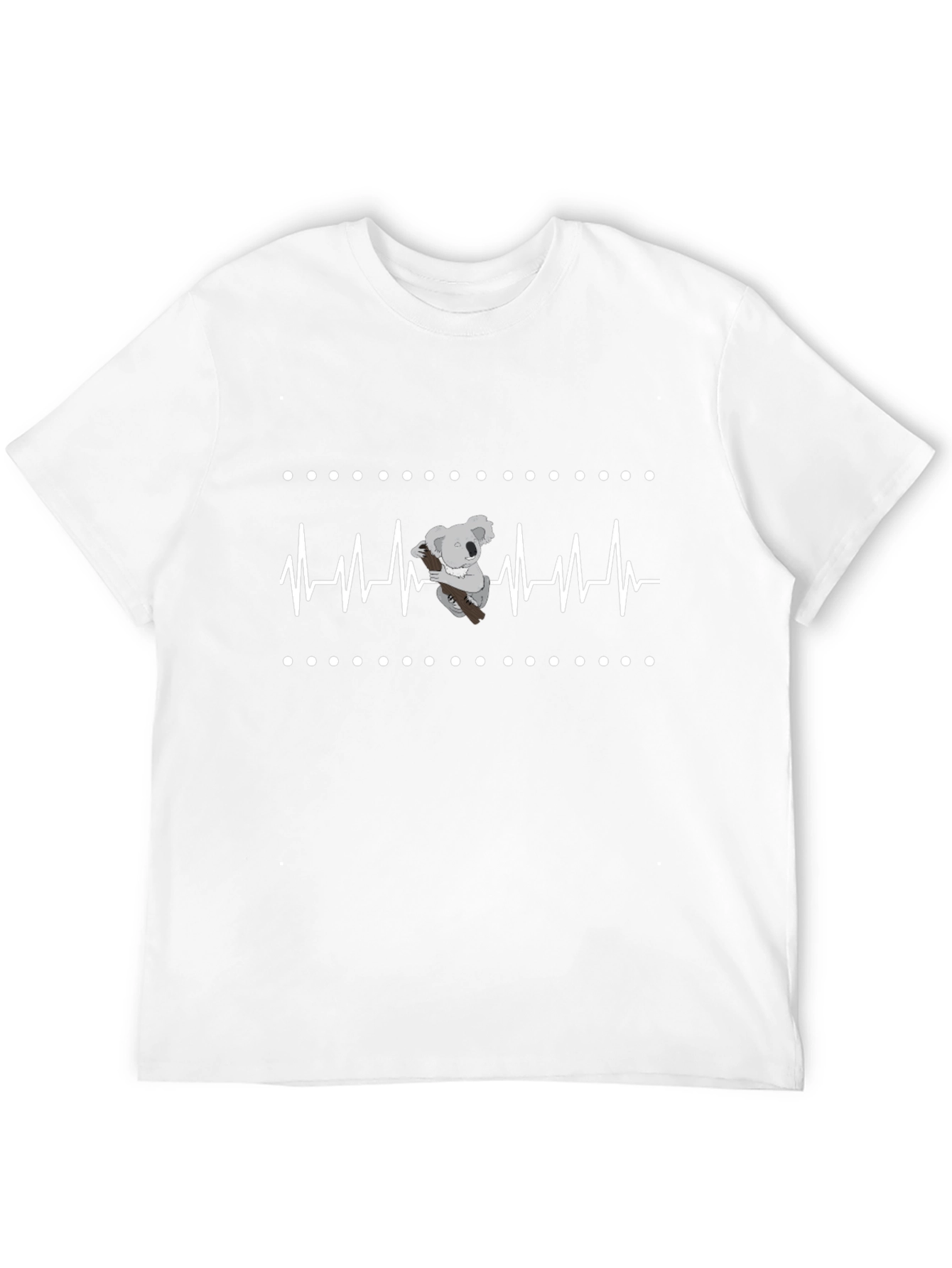 Koala Heartbeat T-Shirt - Black