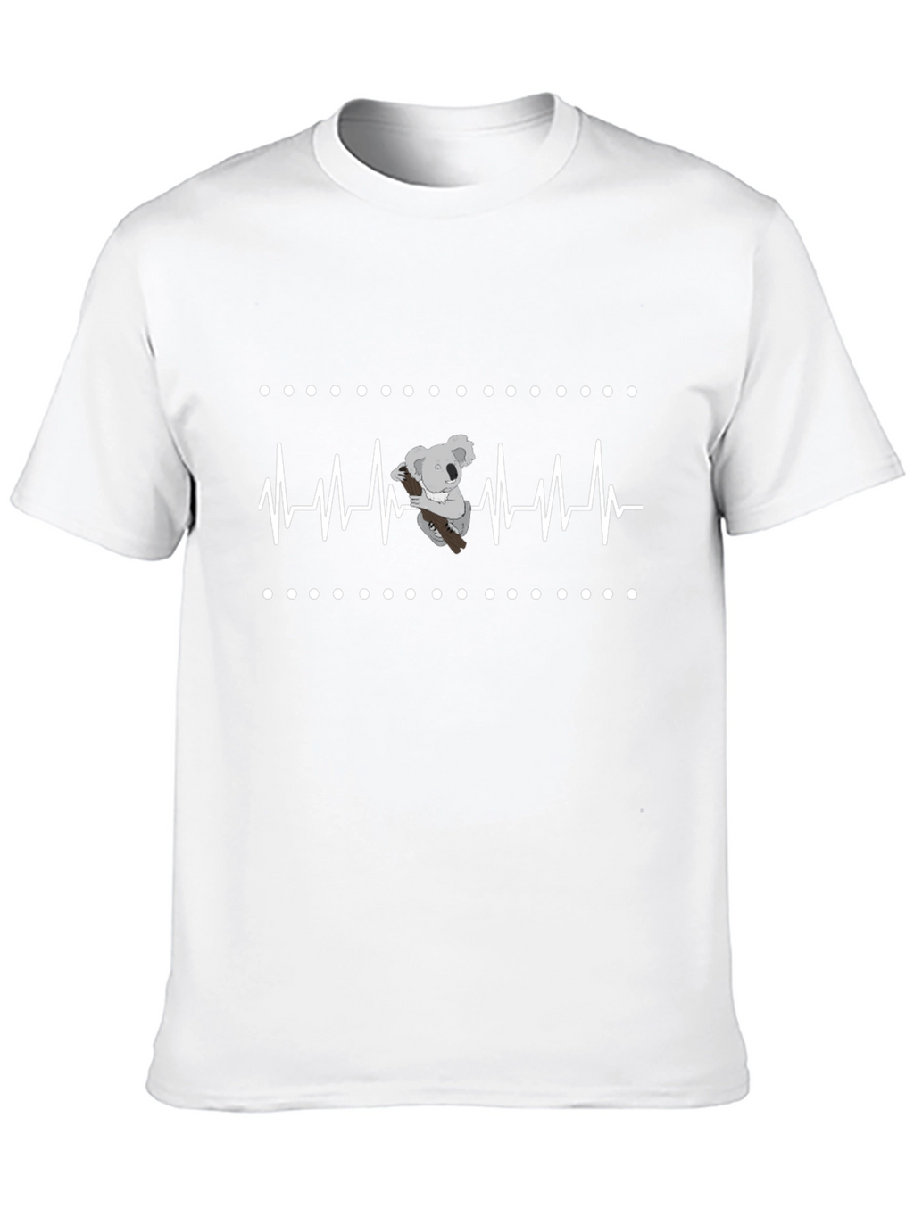 Koala Heartbeat T-Shirt - Black