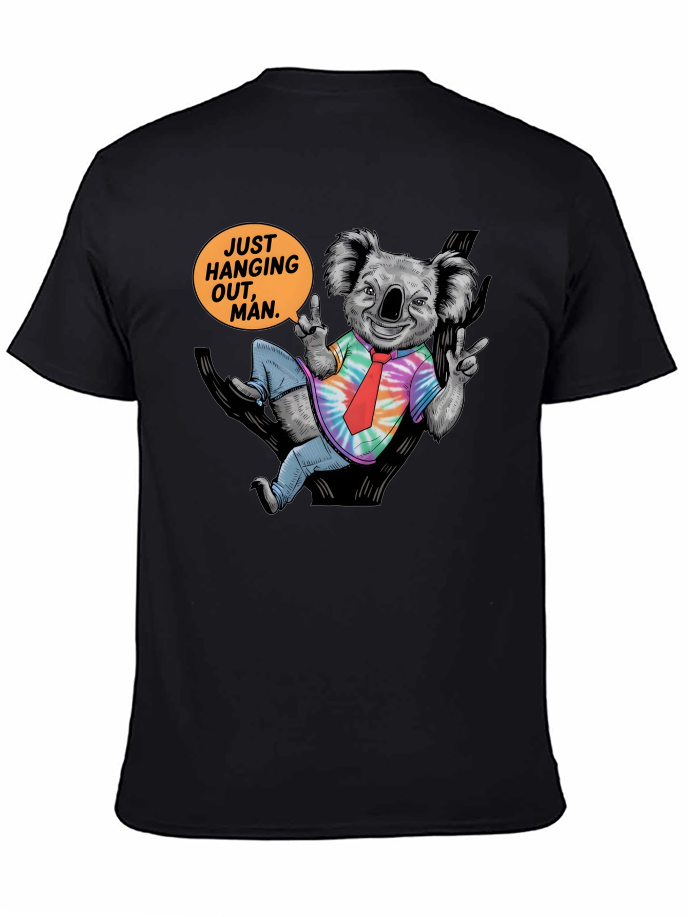 Cool Koala T-Shirt - Just Hanging Out Man!
