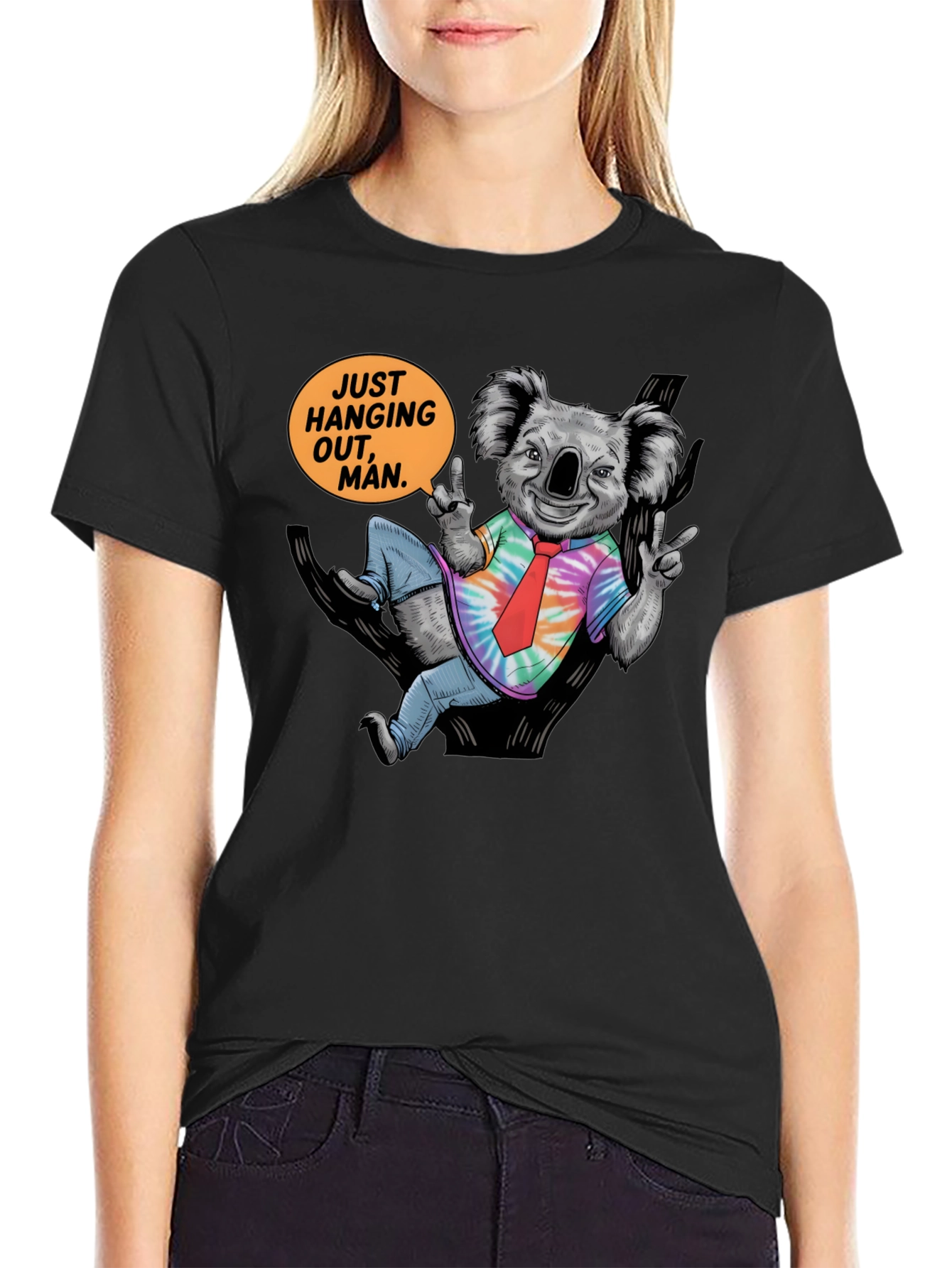 Cool Koala T-Shirt - Just Hanging Out Man!