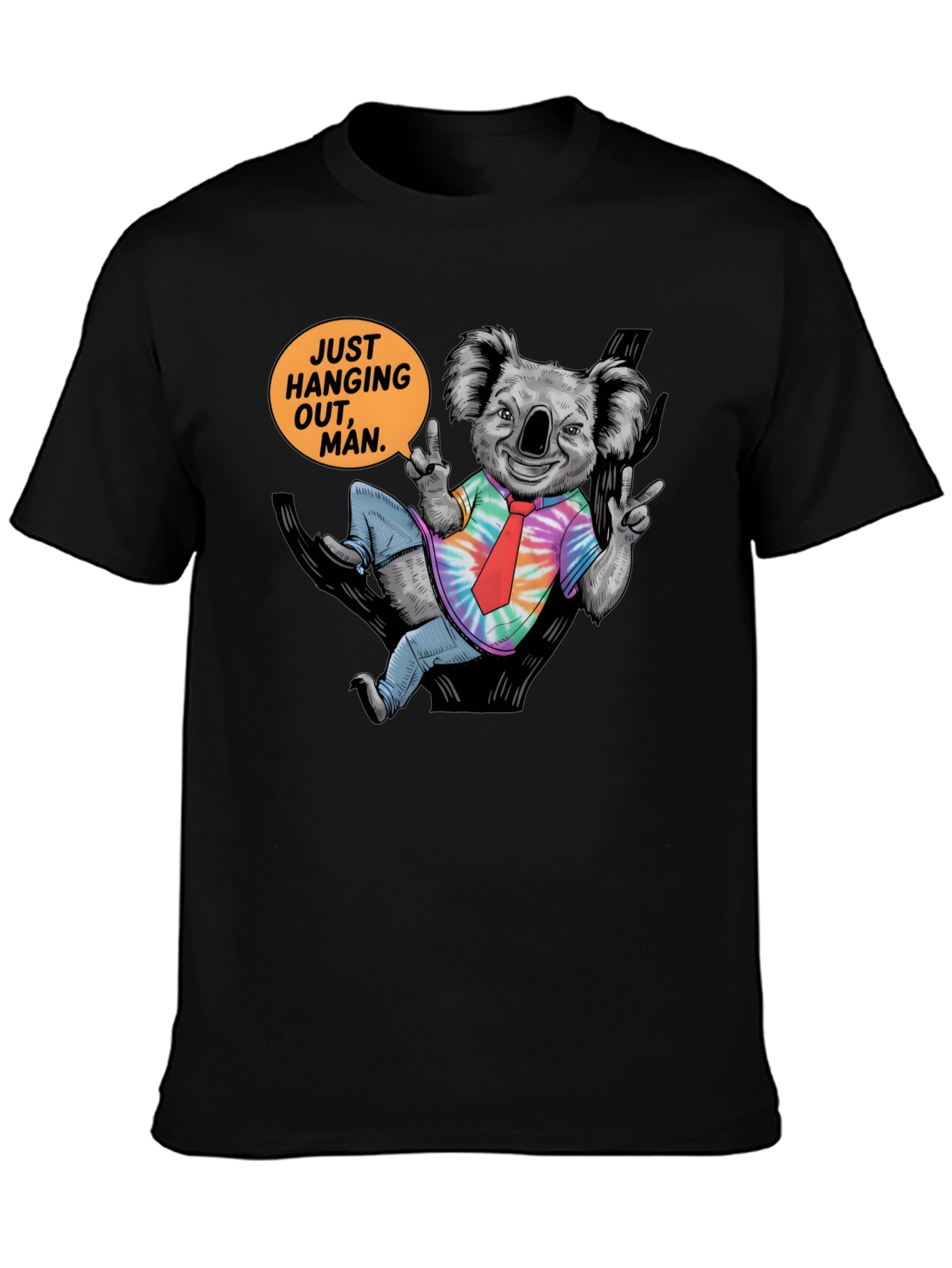 Cool Koala T-Shirt - Just Hanging Out Man!